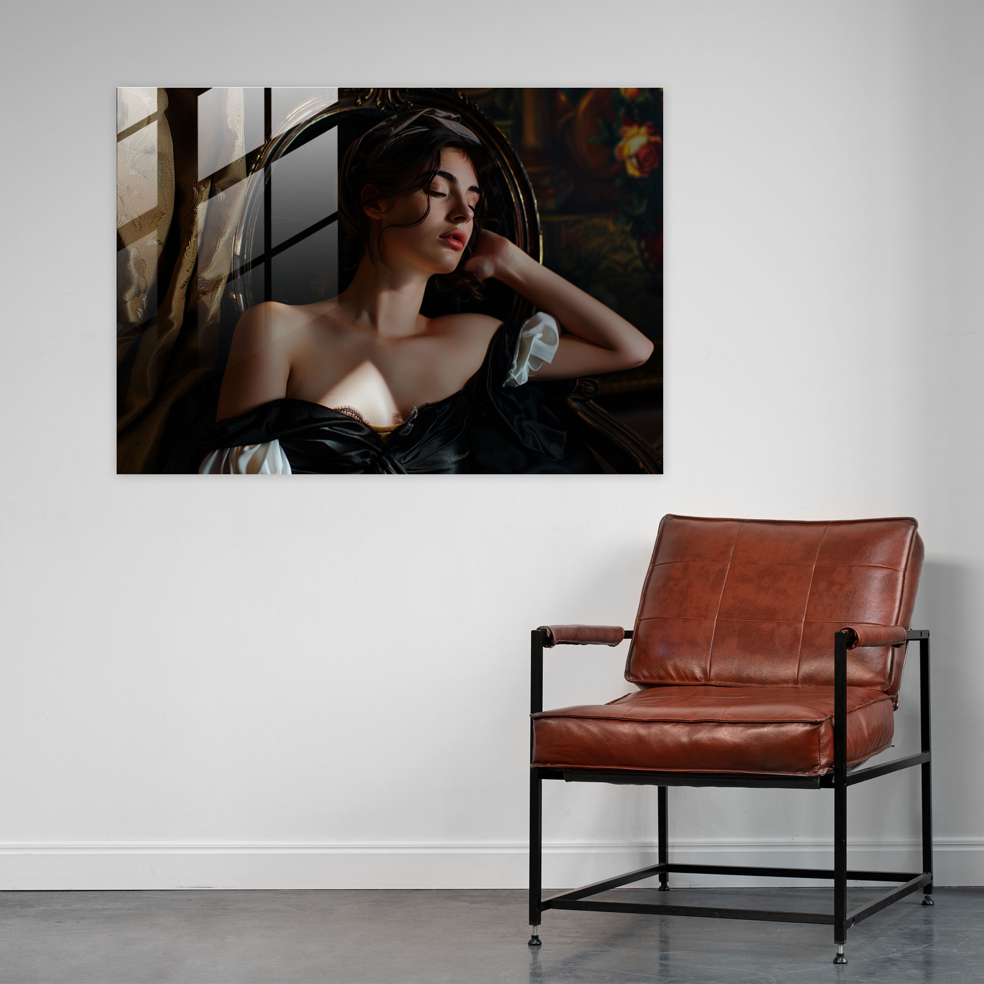 Caravaggio Tarzı Duvar Dekorasyonu - Modern Sanat Kanvas Tablosu