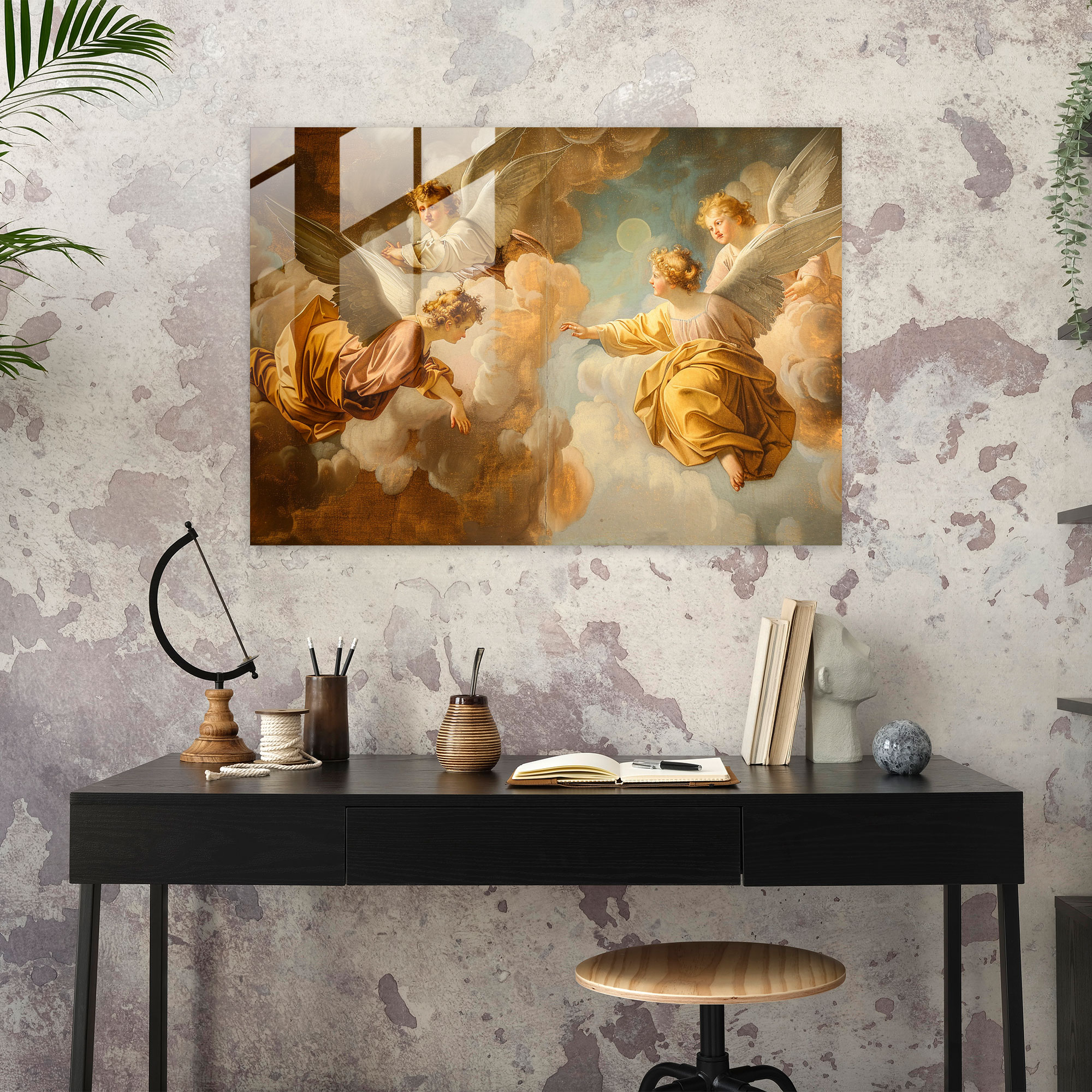 Caravaggio Tarzı Cam Duvar Sanatı - Caravaggio Cam Sanatı Caravaggio Tarzı Cam Duvar Sanatı