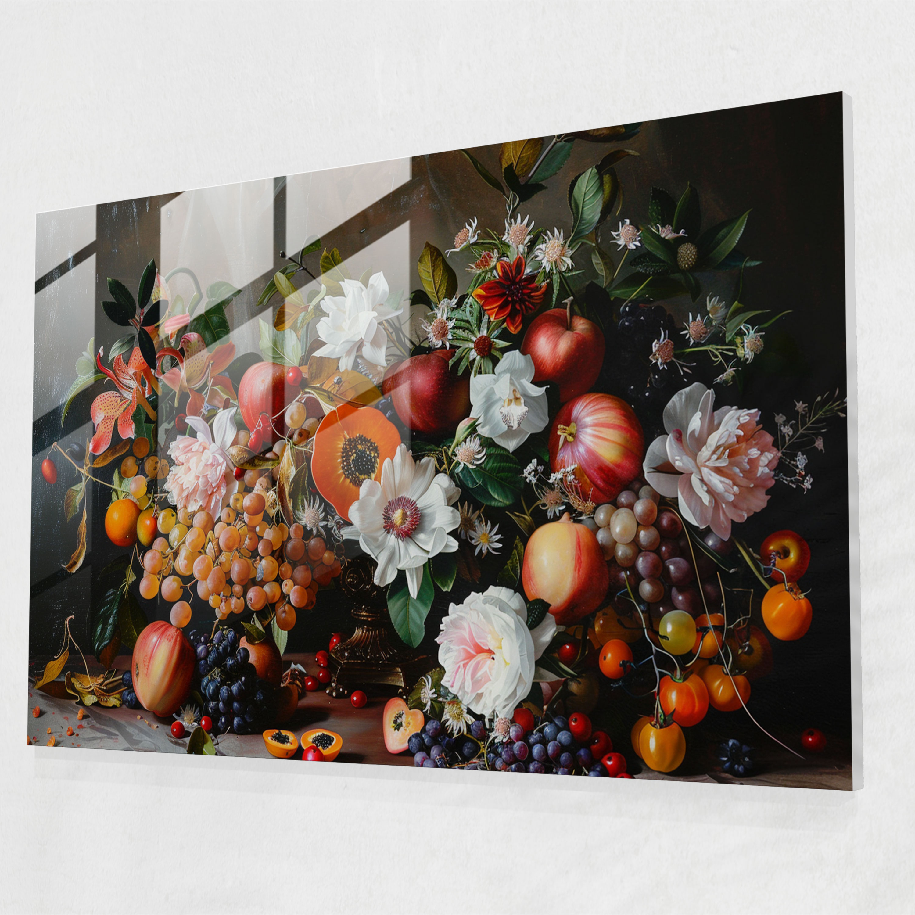 Caravaggio Tarzı Ev Dekorasyonu - Caravaggio Ev Dekorasyonu Cam Tablo