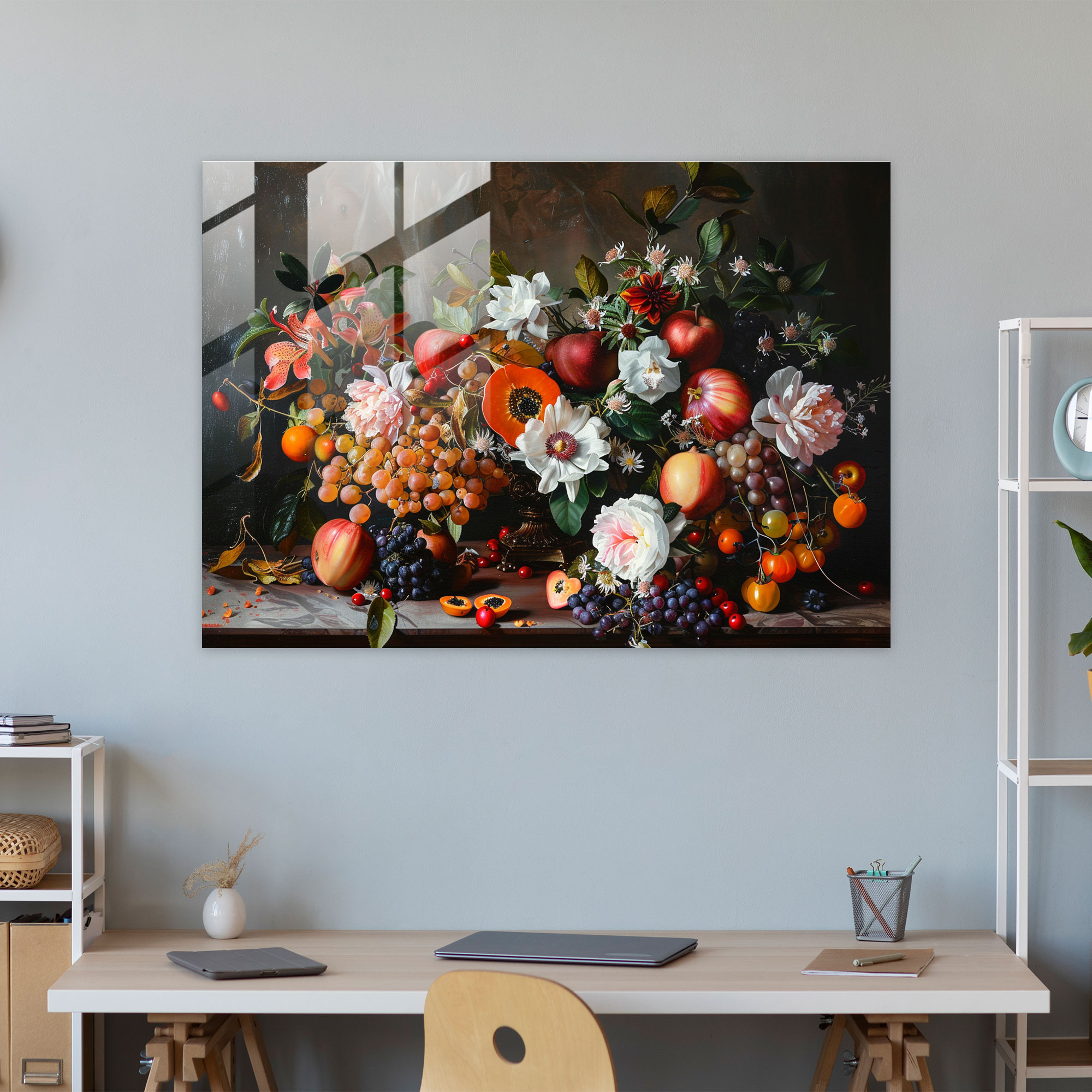 Caravaggio Tarzı Ev Dekorasyonu - Caravaggio Ev Dekorasyonu Cam Tablo