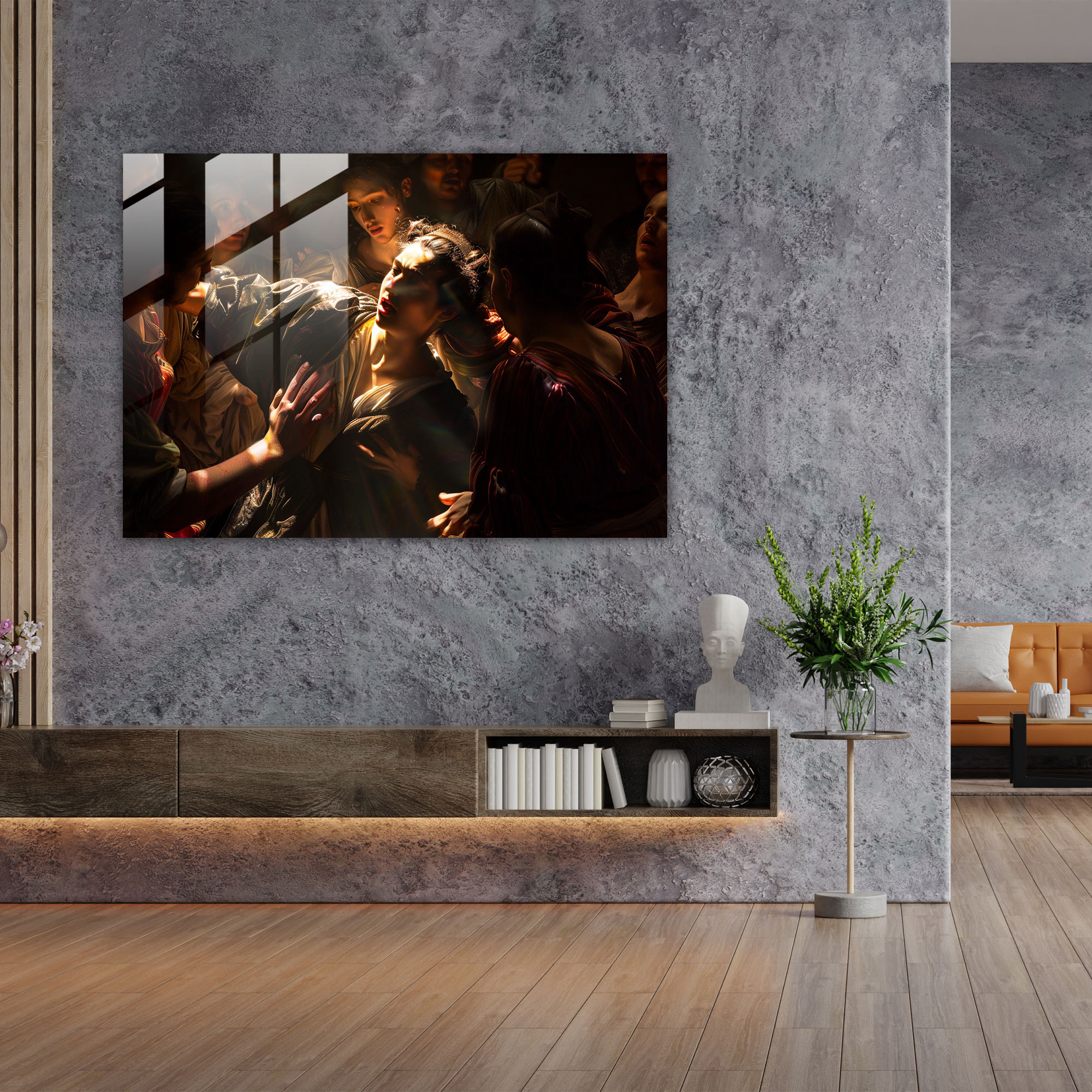 Caravaggio Tarzı Modern Sanat Kanvas Tablo - Duvar Dekorasyonu