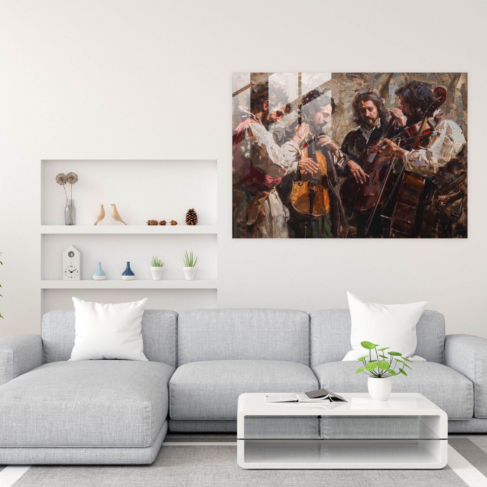 Caravaggio Tarzı Duvar Dekorasyonu - Ev Dekorasyonu Kanvas Tablo
