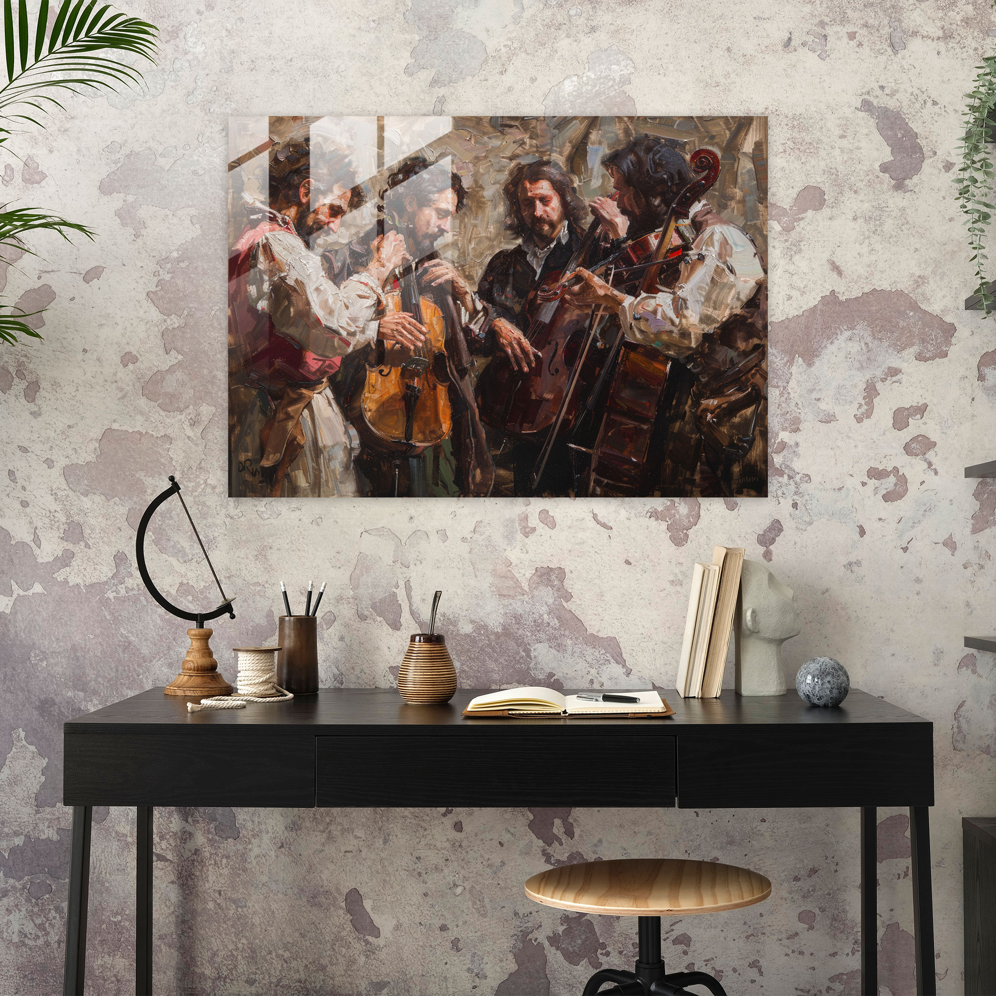 Caravaggio Tarzı Duvar Dekorasyonu - Ev Dekorasyonu Kanvas Tablo