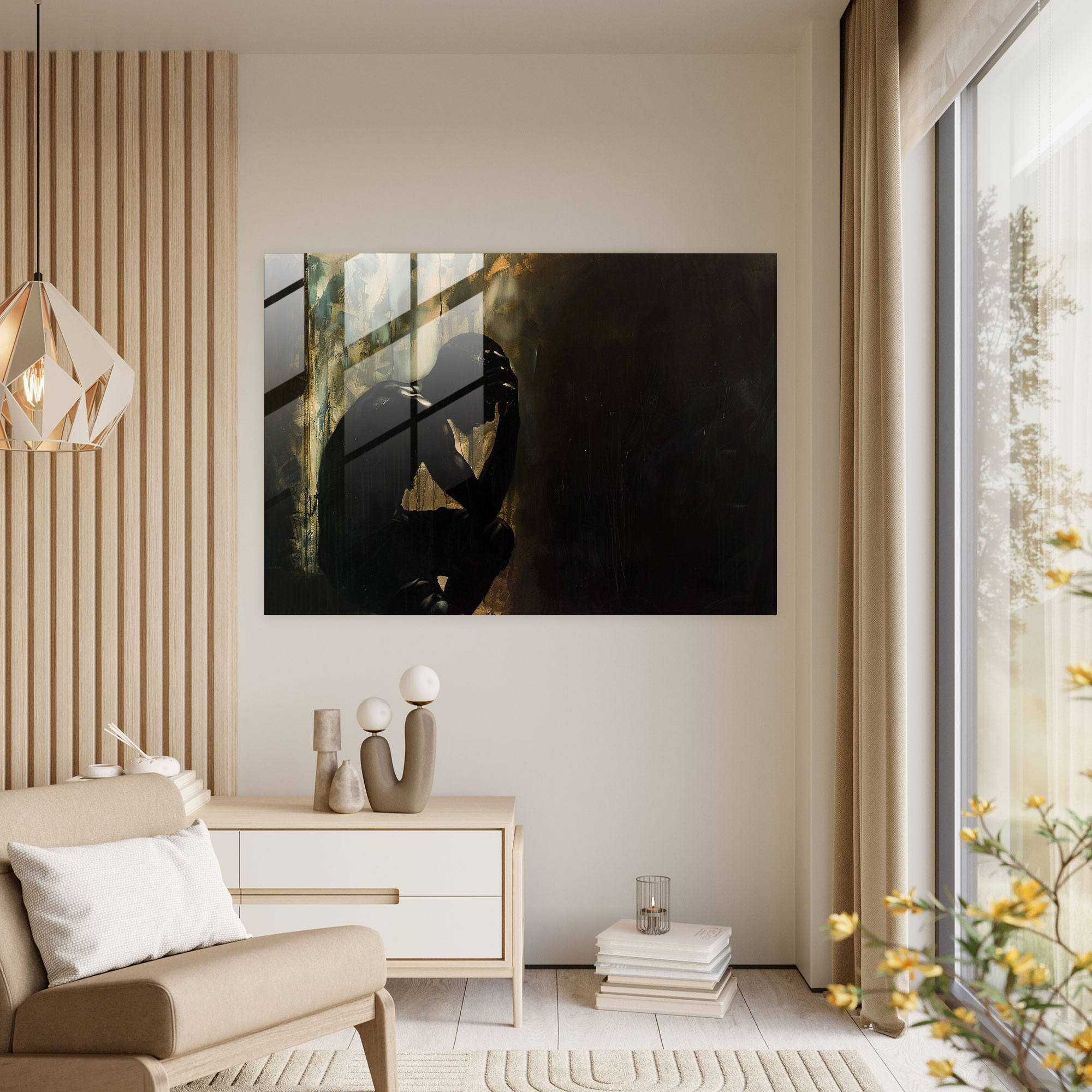 Caravaggio Tarzı Modern Sanat Kanvas Tablosu