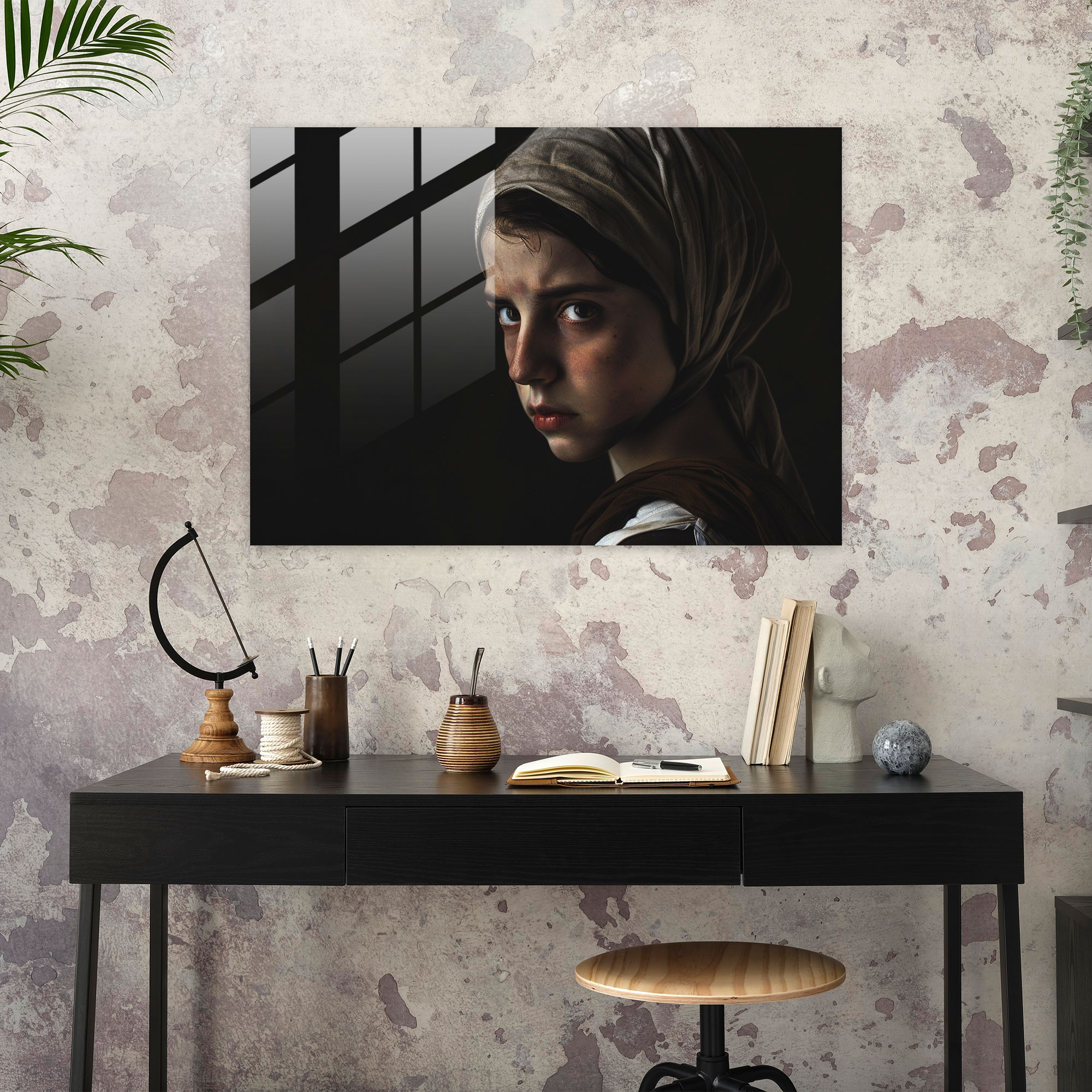 Caravaggio Tarzı Cam Duvar Sanatı: Derin İfadeler - Cam Sanatı Duvar Dekorasyonu