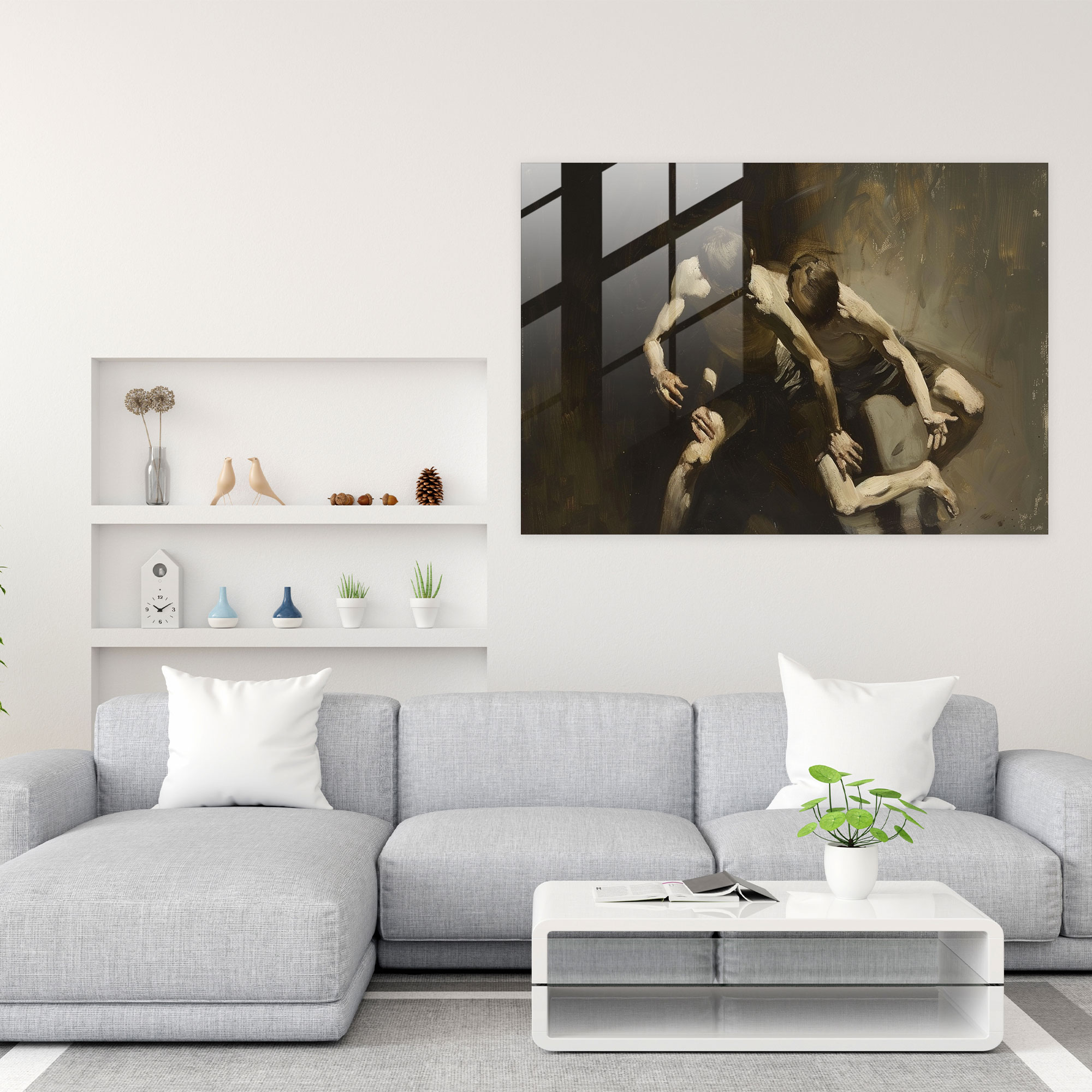 Caravaggio Tarzı Ev Dekorasyonu: Dinamik Pozlar - Kanvas Tablo Cam Tablo Duvar Dekorasyonu