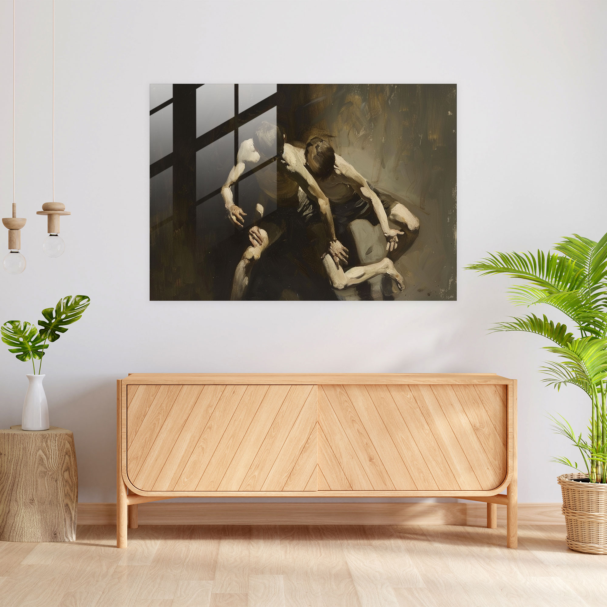 Caravaggio Tarzı Ev Dekorasyonu: Dinamik Pozlar - Kanvas Tablo Cam Tablo Duvar Dekorasyonu