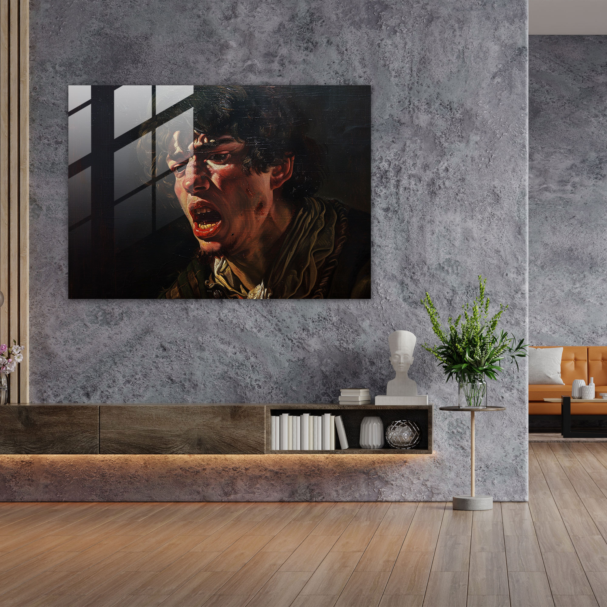 Caravaggio Tarzı Cam Sanatı: Işık ve Karanlık Kontrastı - Modern Sanat Cam Sanatı
