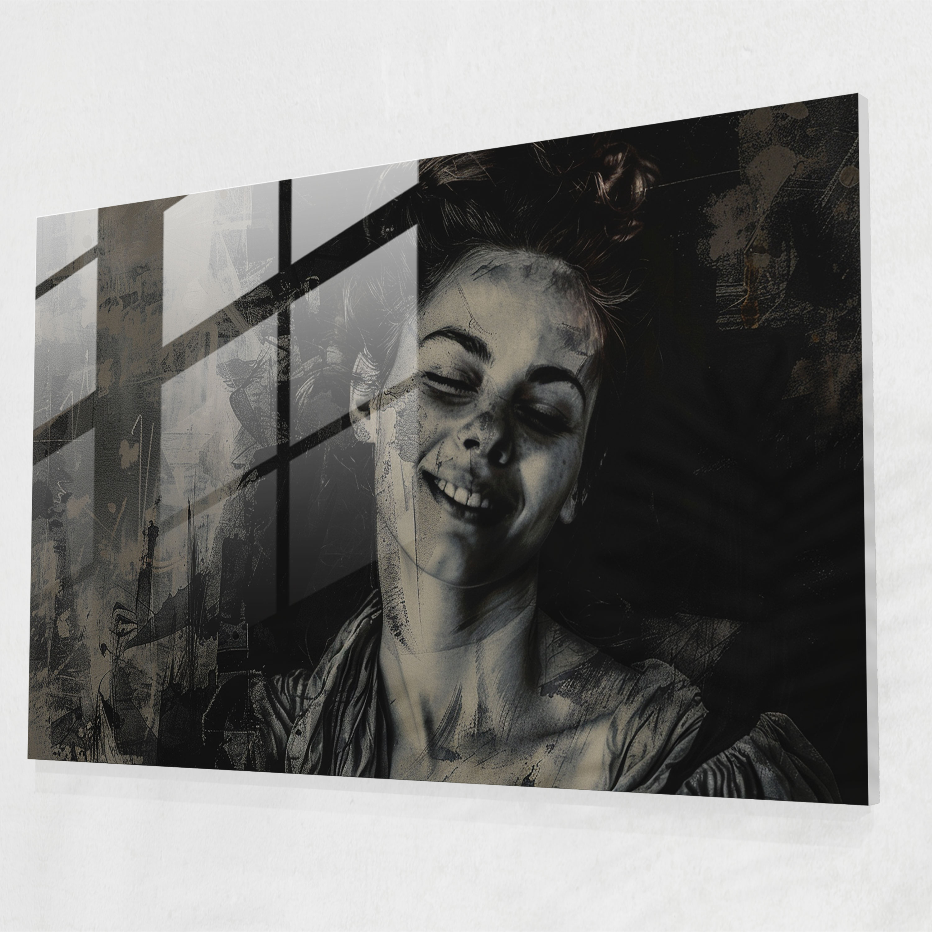Caravaggio Tarzı Modern Sanat Cam Tablo - Caravaggio Modern Sanat Cam Tablo Cam Sanat