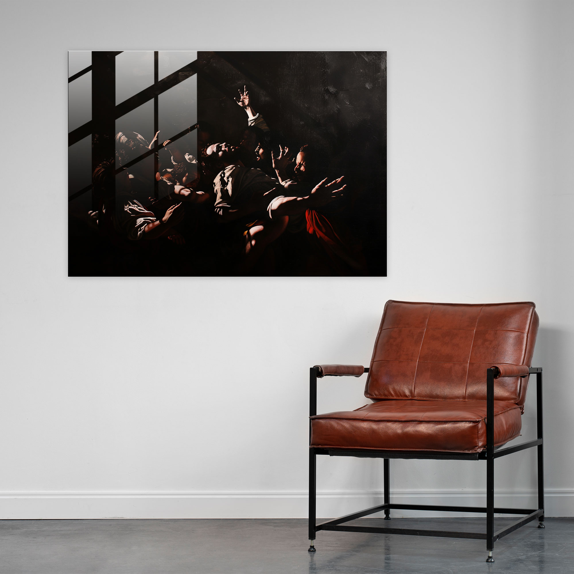 Caravaggio Tarzı Ev Dekorasyonu - Dini Sahne ve Sembollerle - Işık ve Gölge Oyunu