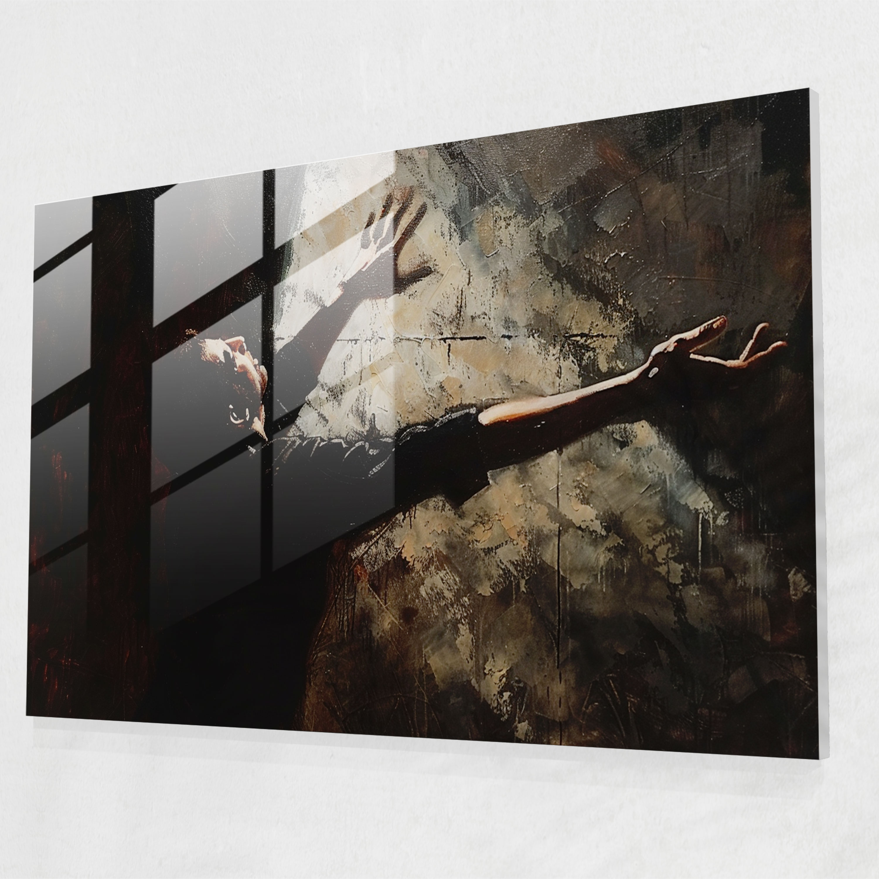 Caravaggio Tarzı Ev Dekorasyonu - Cam Tablo Modern Sanat