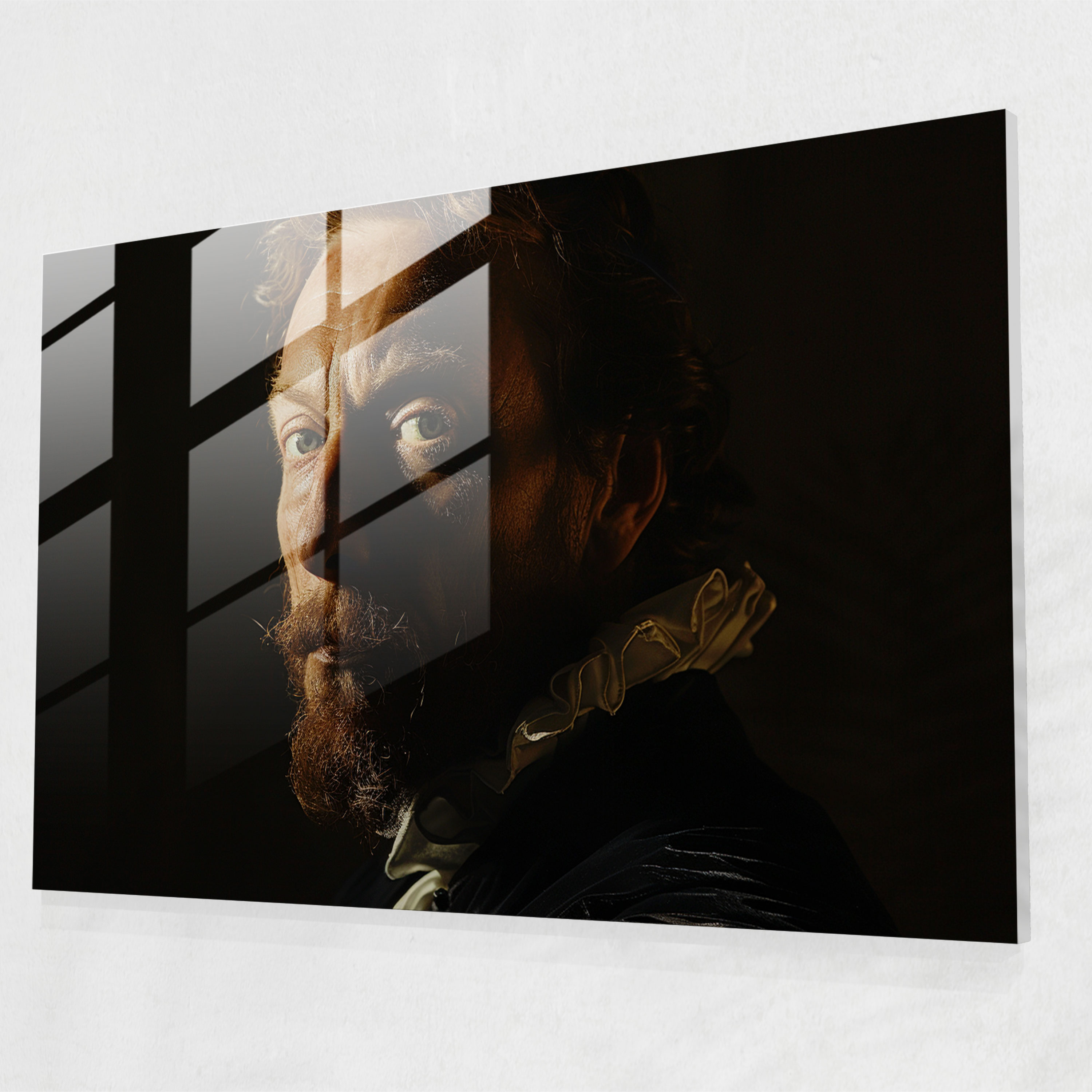 Caravaggio Tarzı Ev Dekorasyonu - Caravaggio Ev Dekorasyonu Cam Tablo Duvar Dekorasyonu