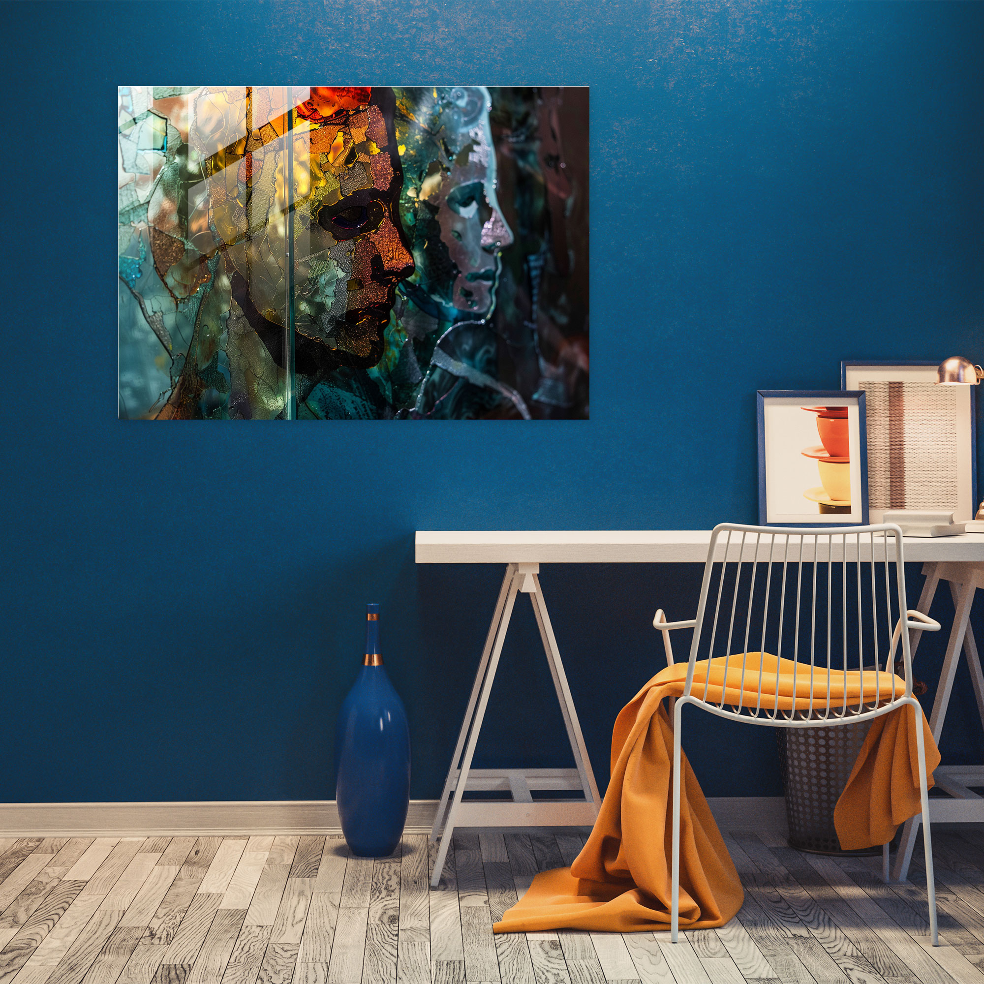 Duygusal Figürler Cam Tablo Sanatı - Caravaggio Ev Dekorasyonu Duvar Dekorasyonu Modern Sanat