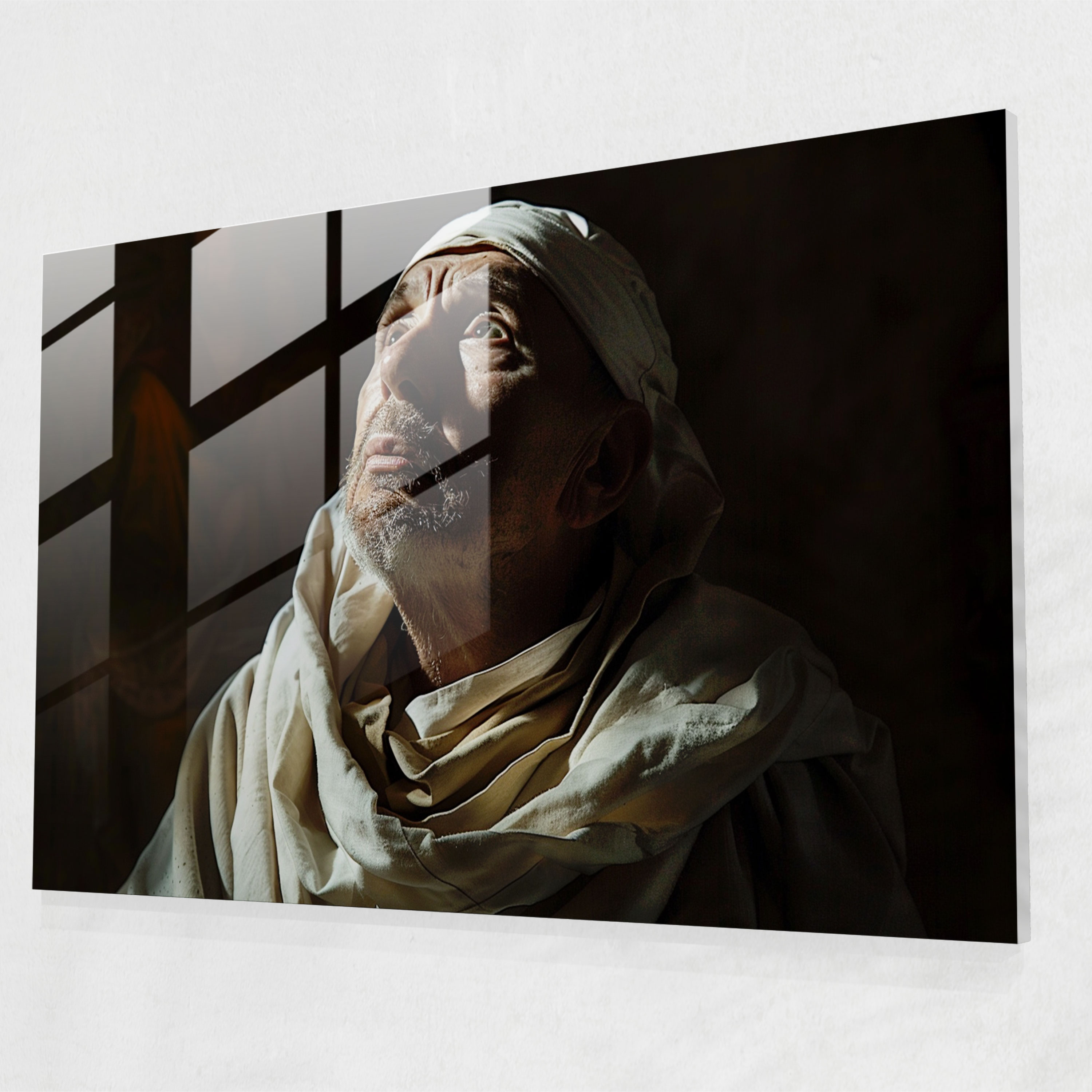 Caravaggio Tarzı Cam Tablo - Caravaggio Cam Tablo Duvar Dekorasyonu