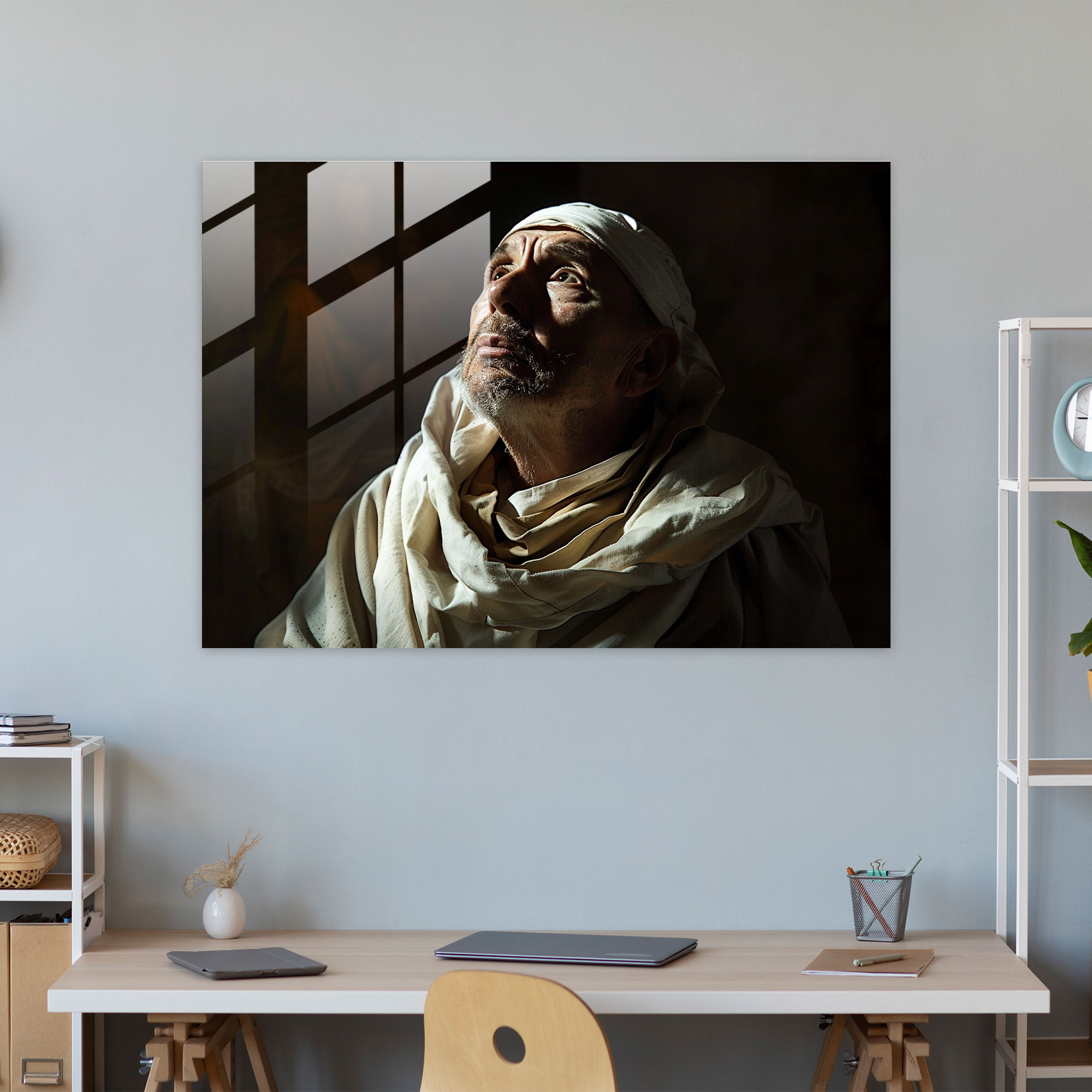Caravaggio Tarzı Cam Tablo - Caravaggio Cam Tablo Duvar Dekorasyonu