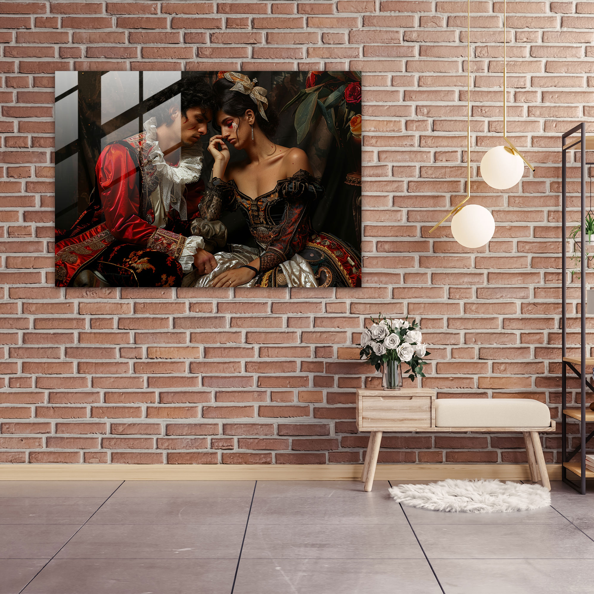 Caravaggio Tarzı Ev Dekorasyonu - Duvar Dekorasyonu Kanvas Tablo