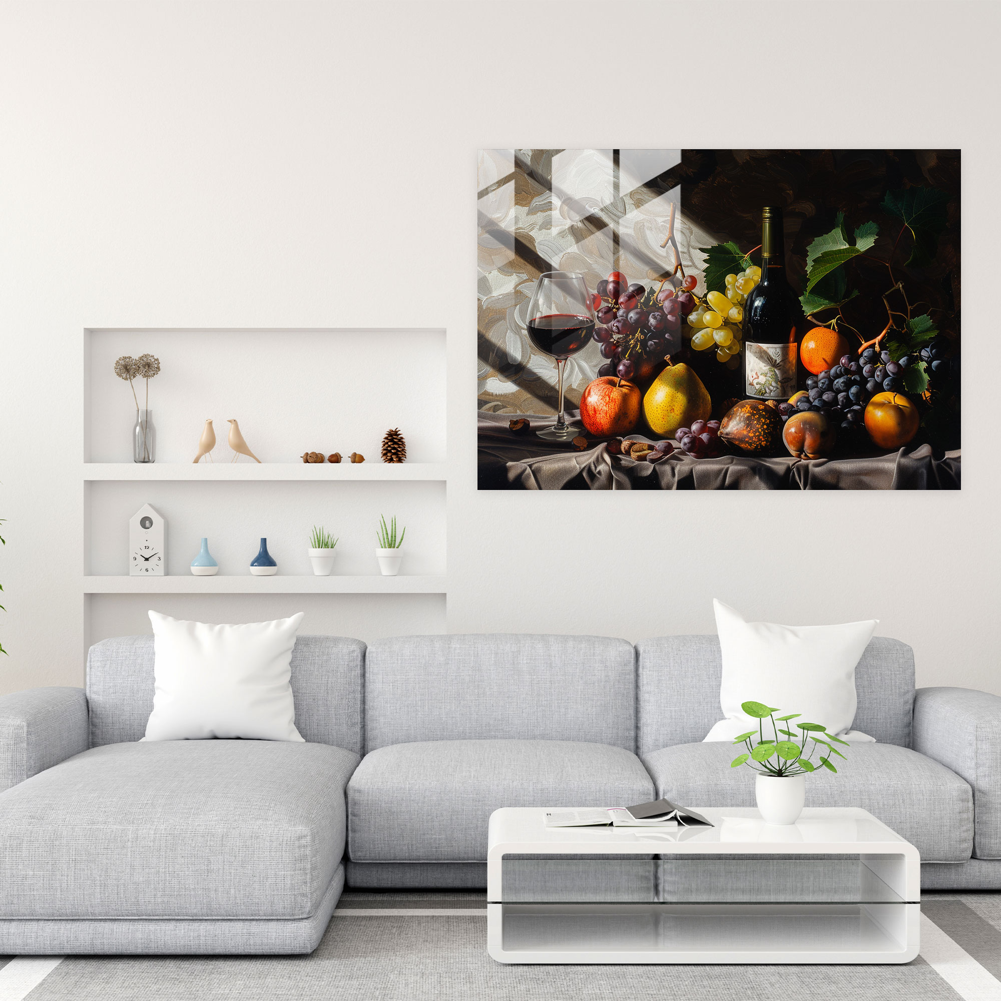 Caravaggio Tarzı Cam Duvar Sanatı - Cam Tablo Cam Sanat Cam Duvar Sanatı