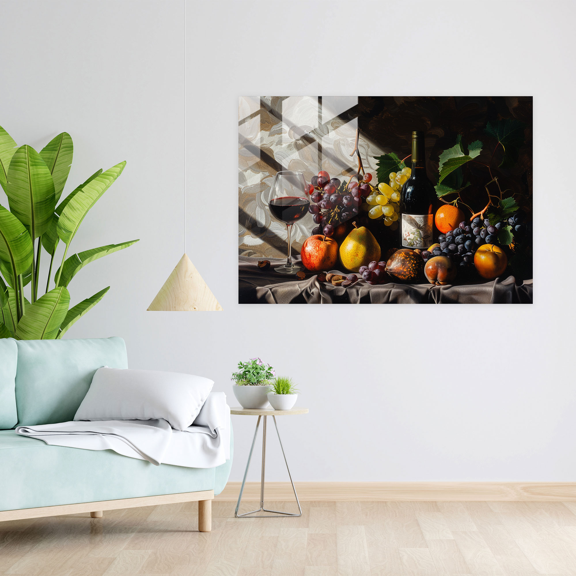 Caravaggio Tarzı Cam Duvar Sanatı - Cam Tablo Cam Sanat Cam Duvar Sanatı