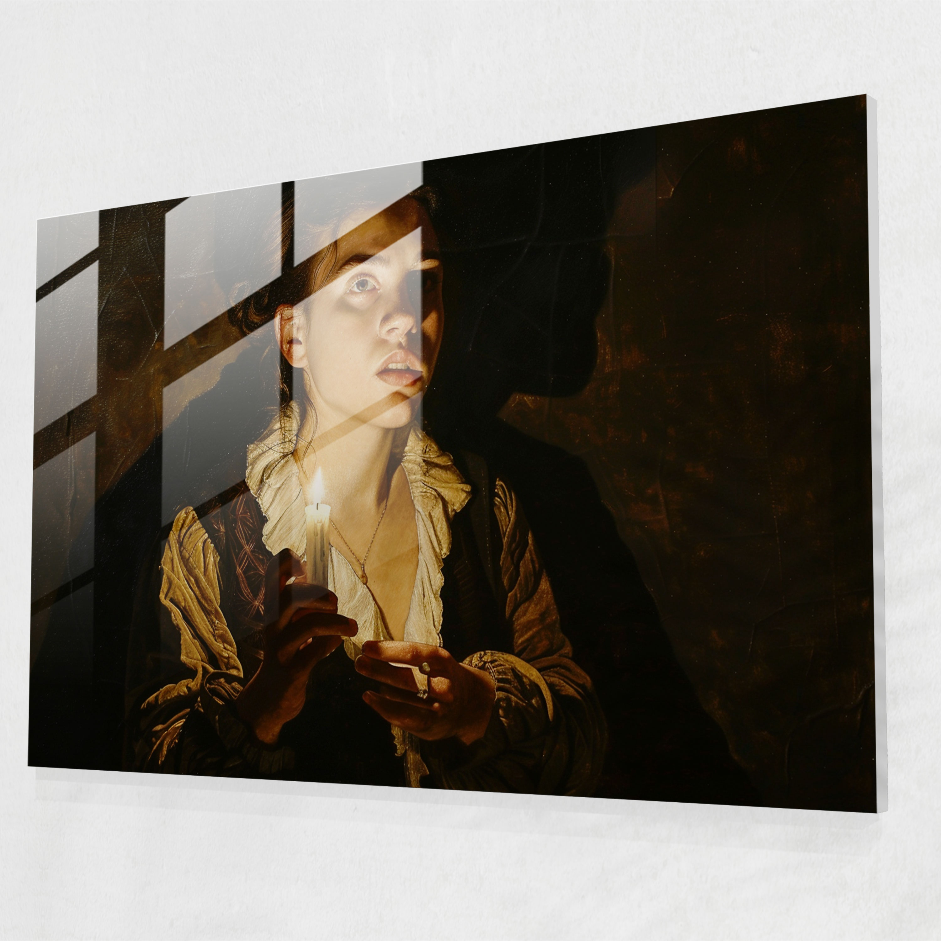 Caravaggio Style Glass Art - Caravaggio, Home Decoration, Caravaggio Style, Modern Art