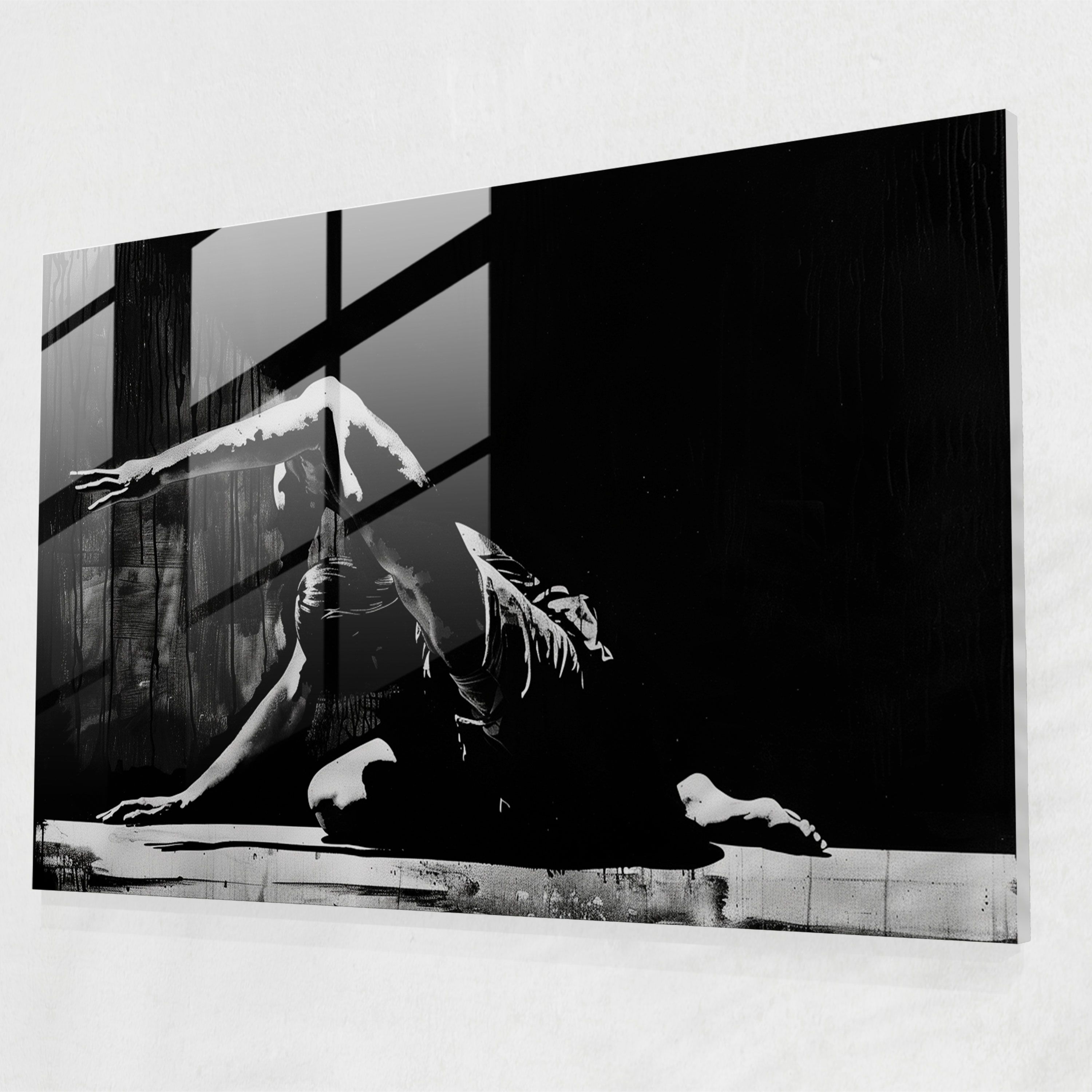 Caravaggio Tarzı Cam Duvar Sanatı - Cam Tablo Modern Sanat Cam Sanatı