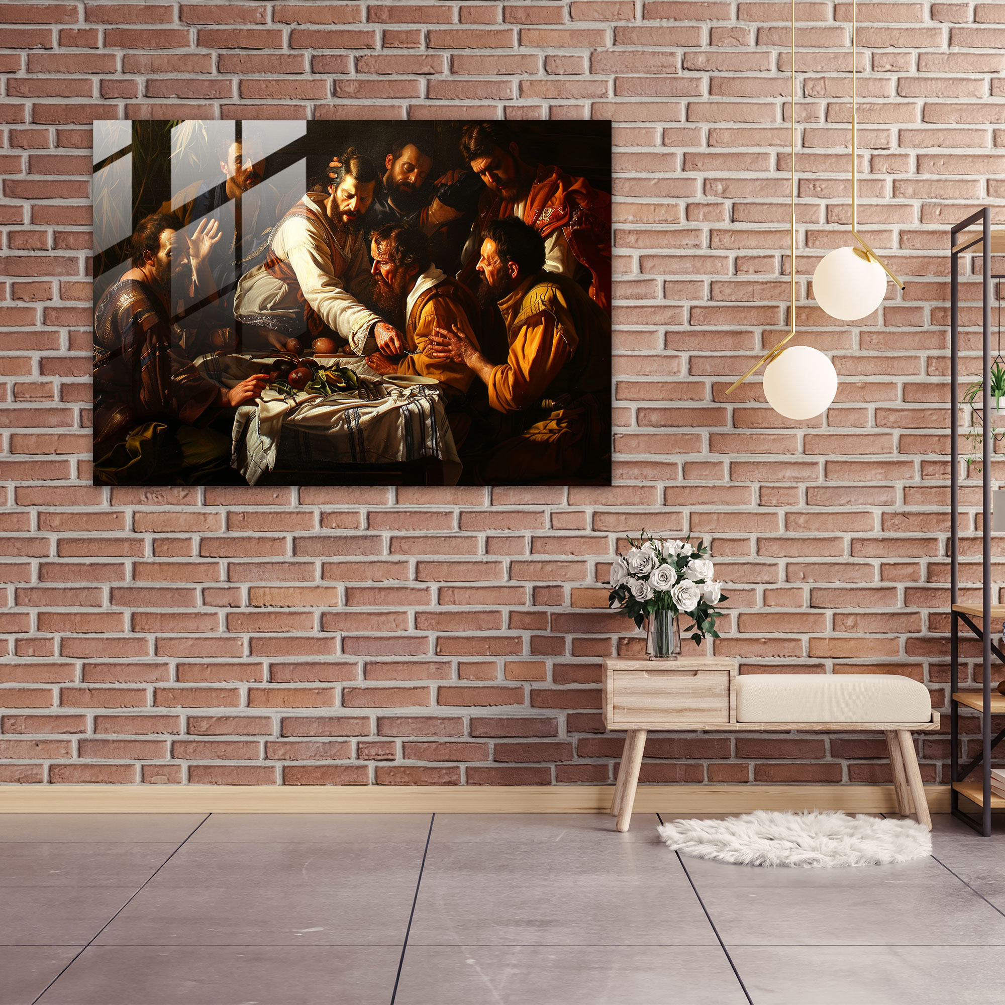 Caravaggio Tarzı Ev Dekorasyonu - Cam Sanat Modern Sanat