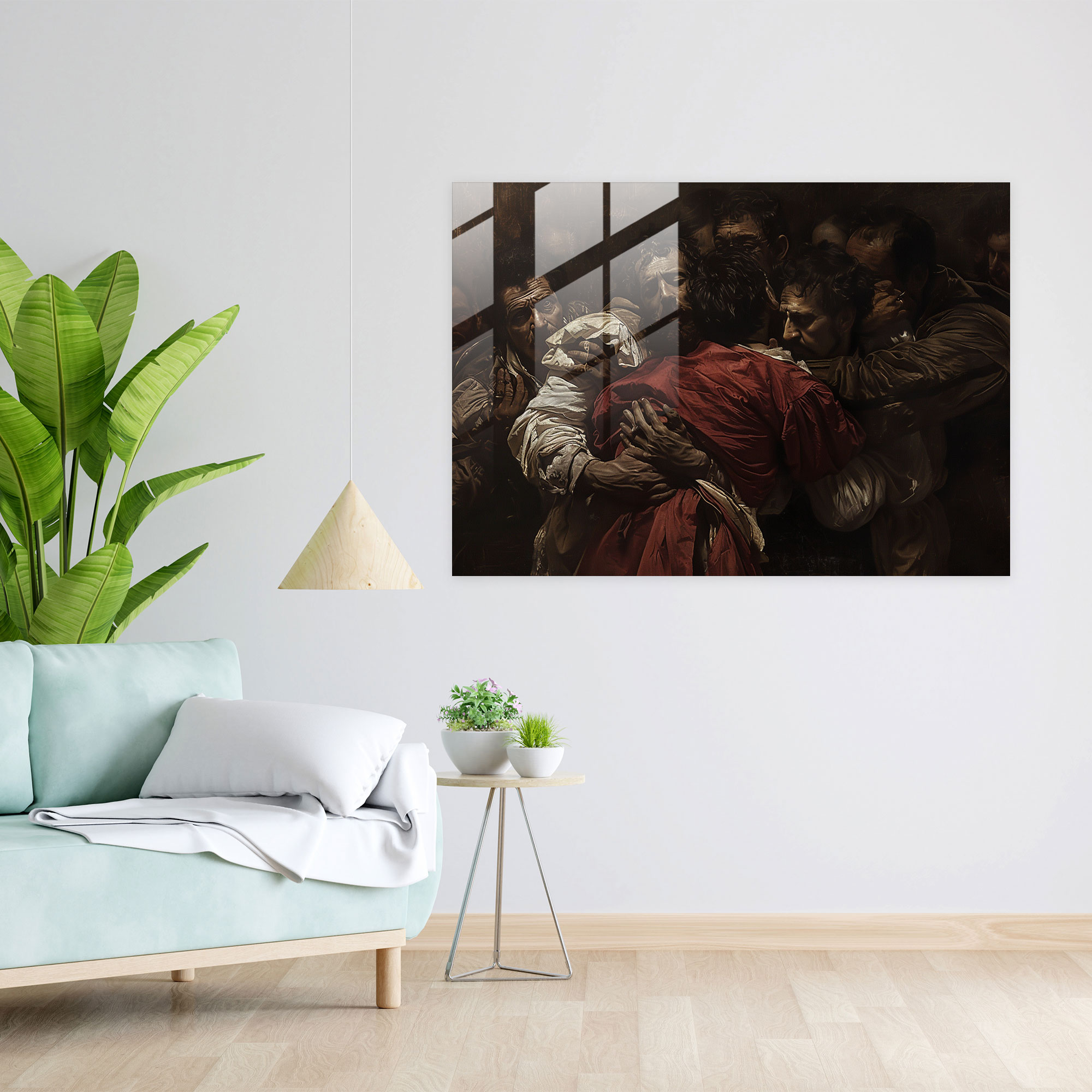 Caravaggio Tarzı Cam Sanatı - Ev Dekorasyonu ve Sanat Eseri