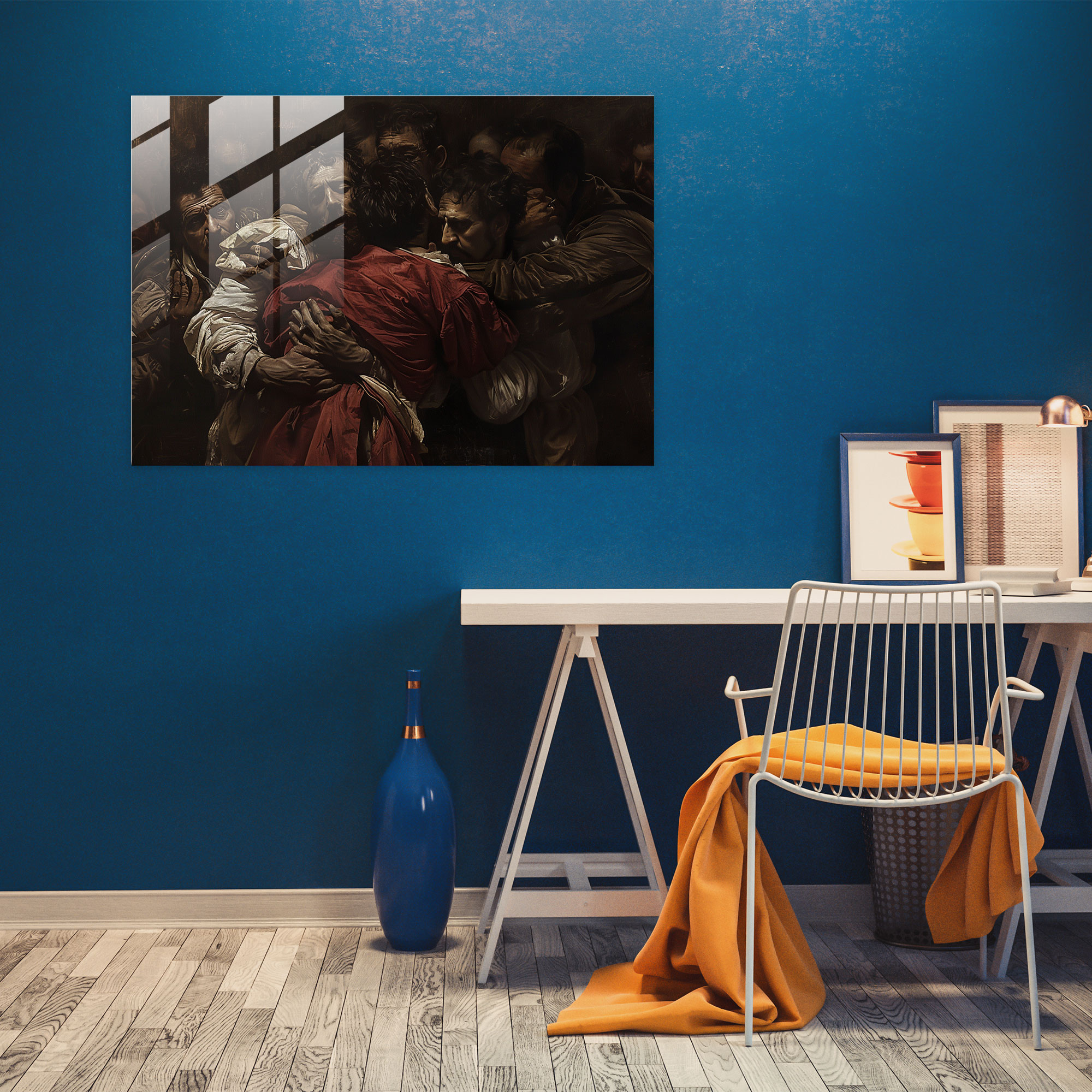 Caravaggio Tarzı Cam Sanatı - Ev Dekorasyonu ve Sanat Eseri