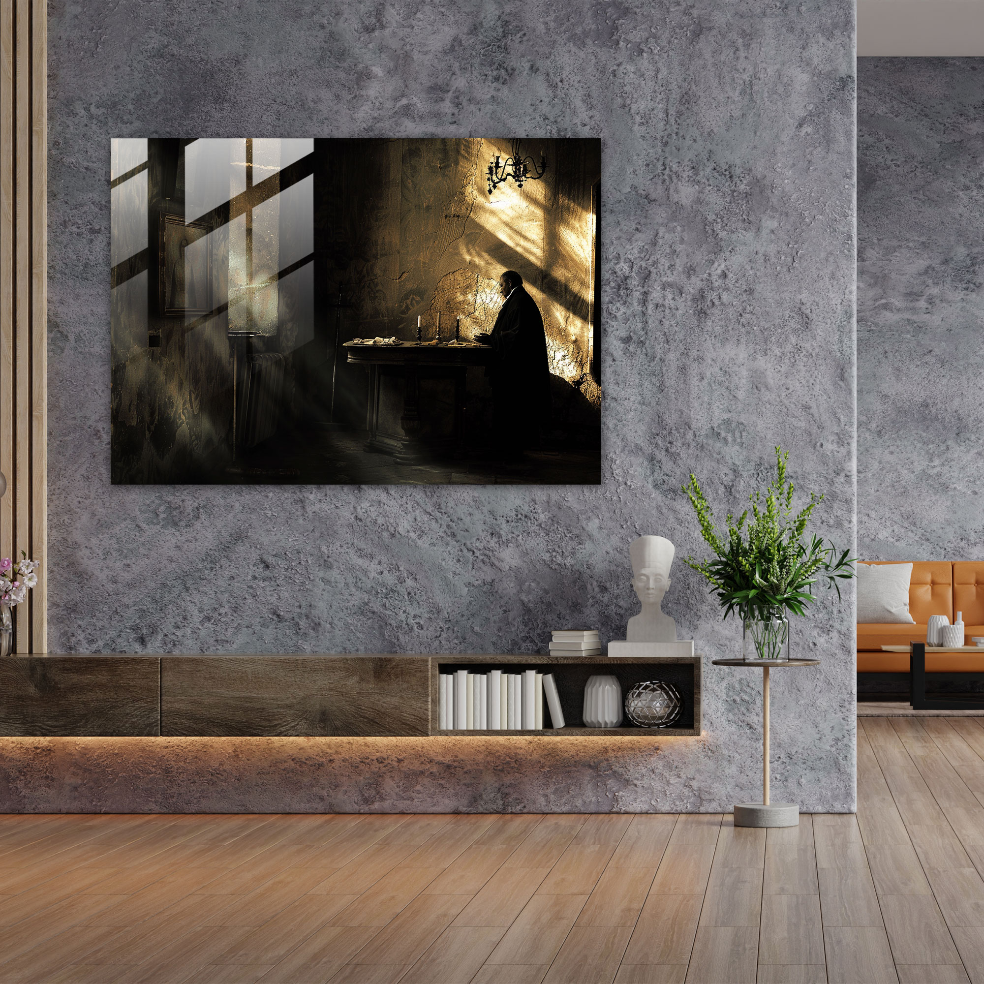 Caravaggio Tarzı Ev Dekorasyonu - Modern Sanat ve Cam Tablo