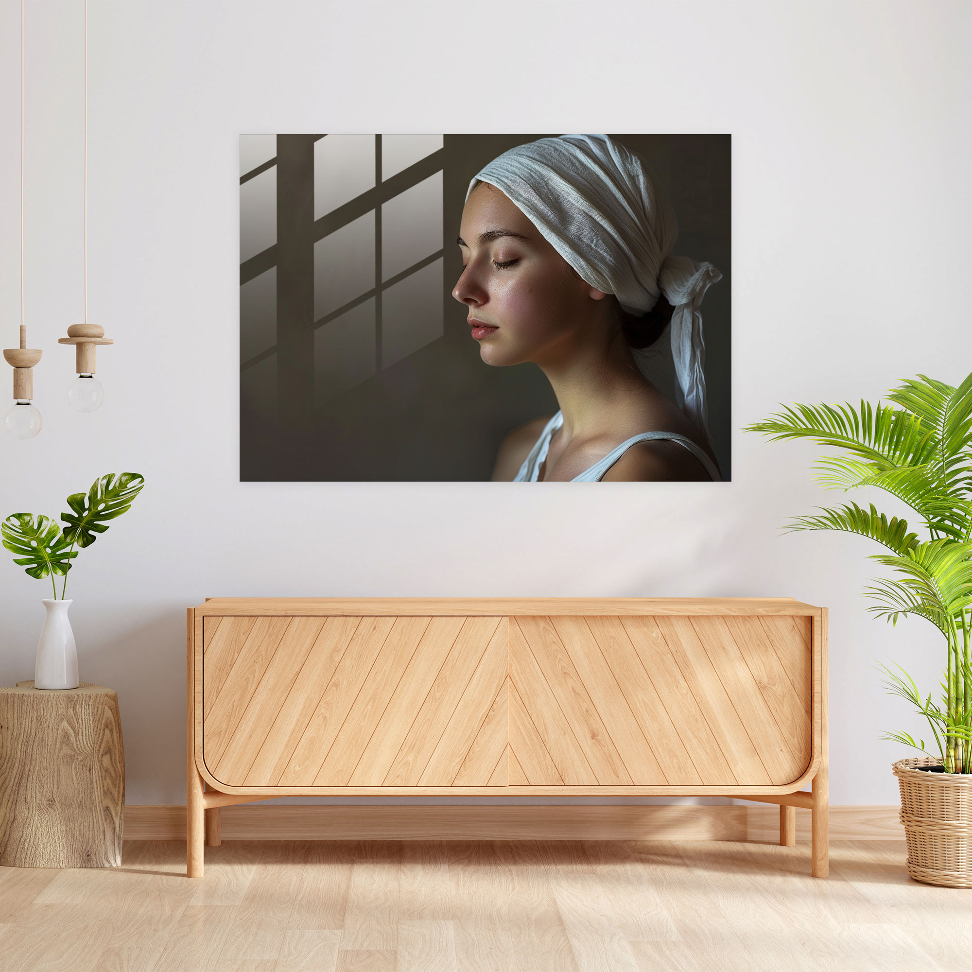 Caravaggio Tarzı Duvar Dekorasyonu - Modern Sanat Kanvas Tablo