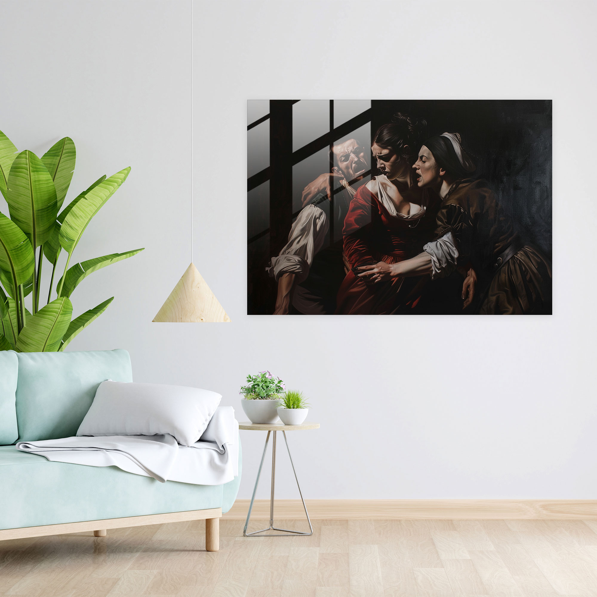 Caravaggio Tarzı Ev Dekorasyonu - Dinamik Sahne ve Duygusal İfade İle