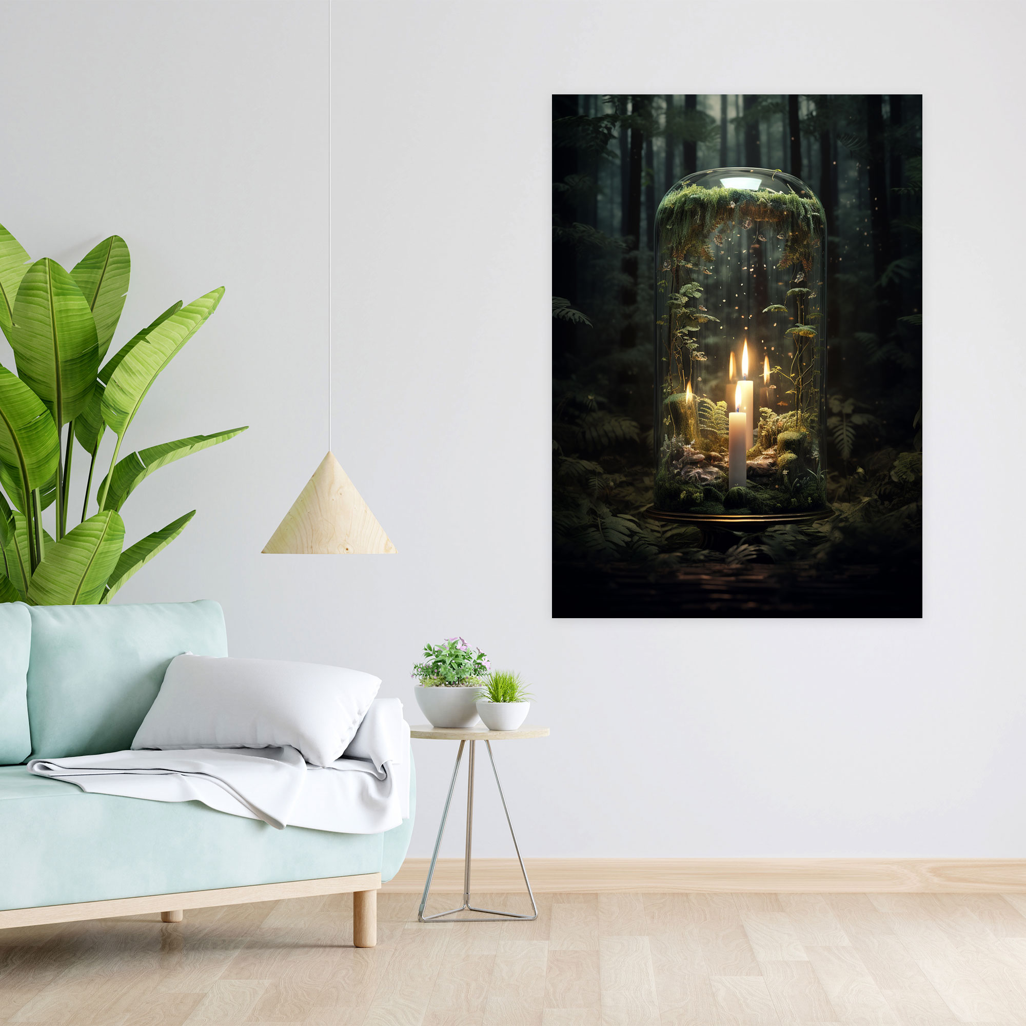 Enchanted Candle Canvas Print - Candle, Enchanted, Canvas Wall Art, Canvas