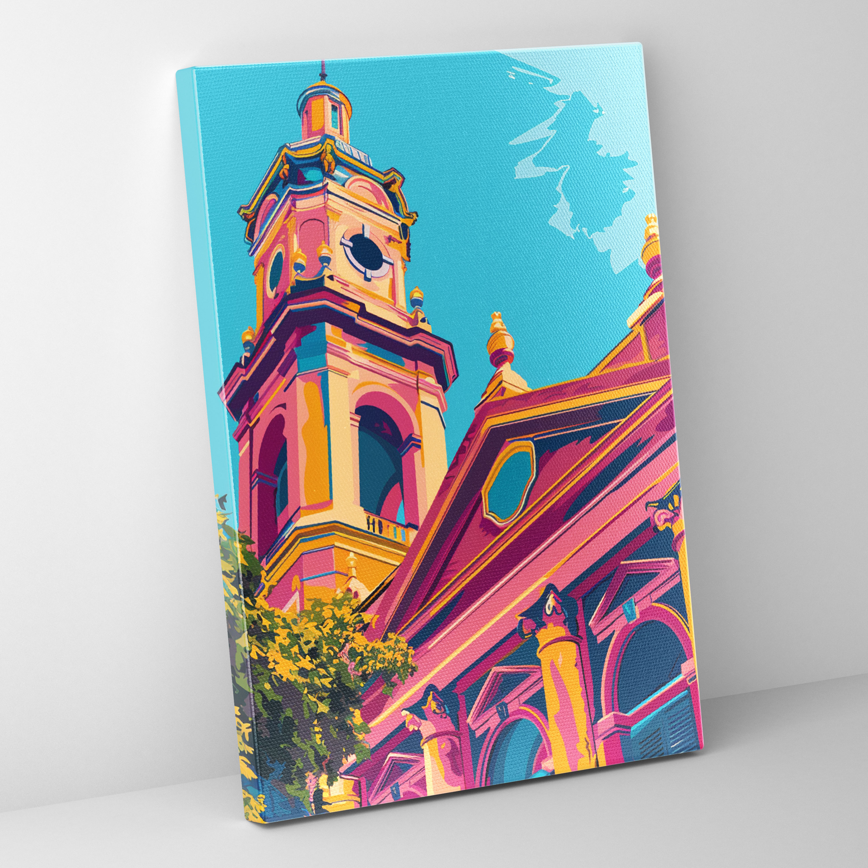 Bold Baroque Pop Art Wall Decoration - Classicism And Popart, Canvas Print, Wall Art, Wall Decoration