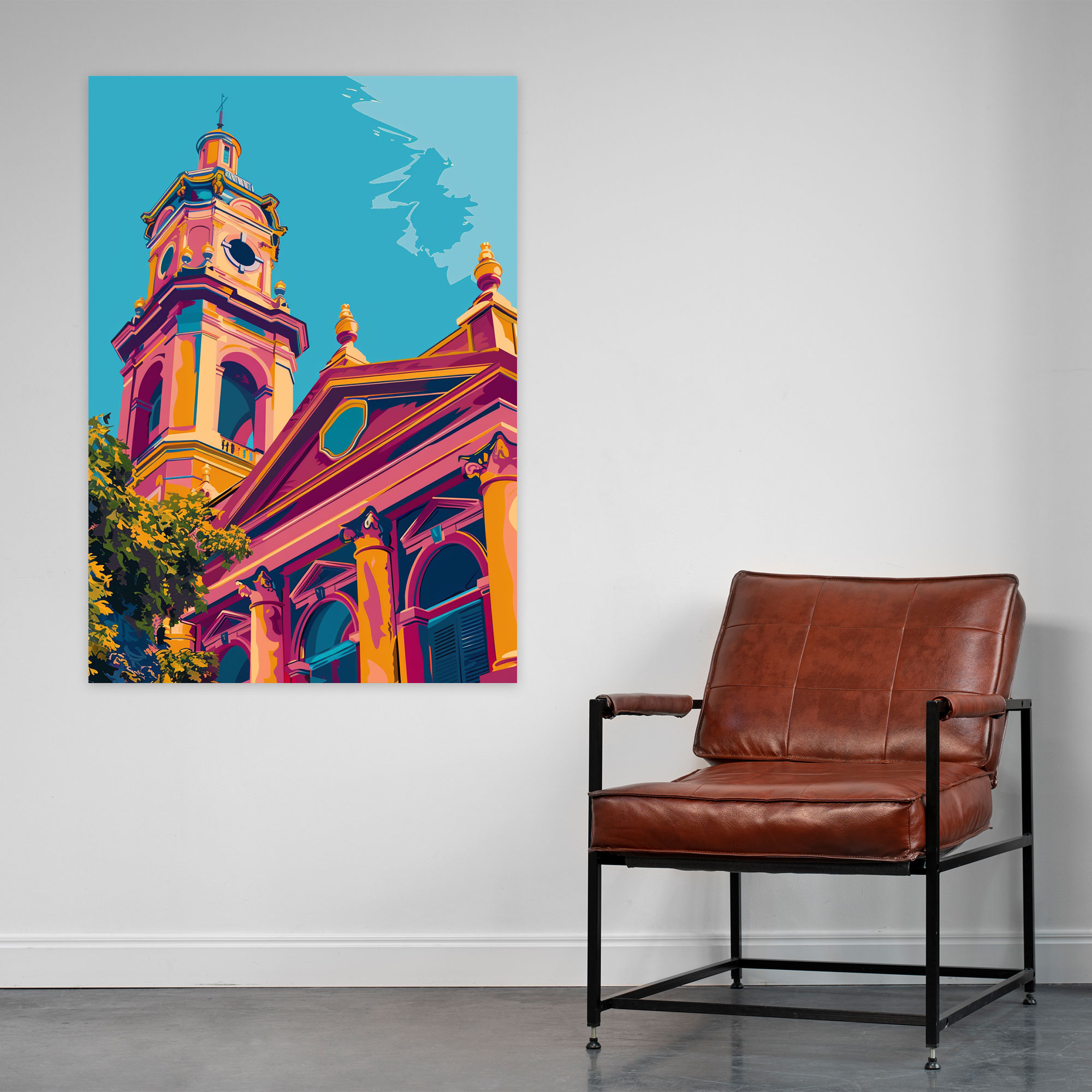 Bold Baroque Pop Art Wall Decoration - Classicism And Popart, Canvas Print, Wall Art, Wall Decoration