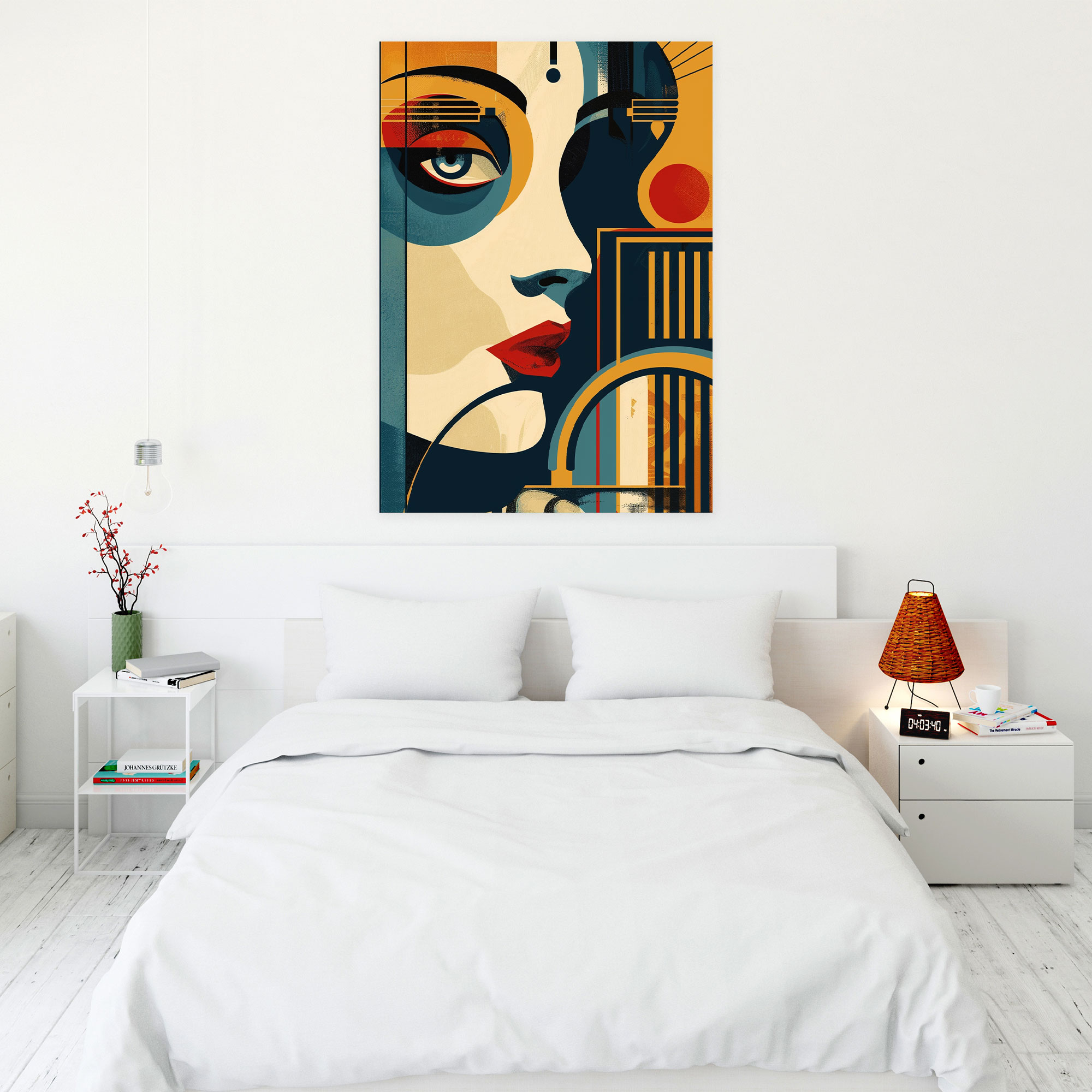 Eclectic Art Deco Pop Art Wall Art - Classicism And Popart, Canvas Print, Eclectic Art Deco Pop Art, Wall Art