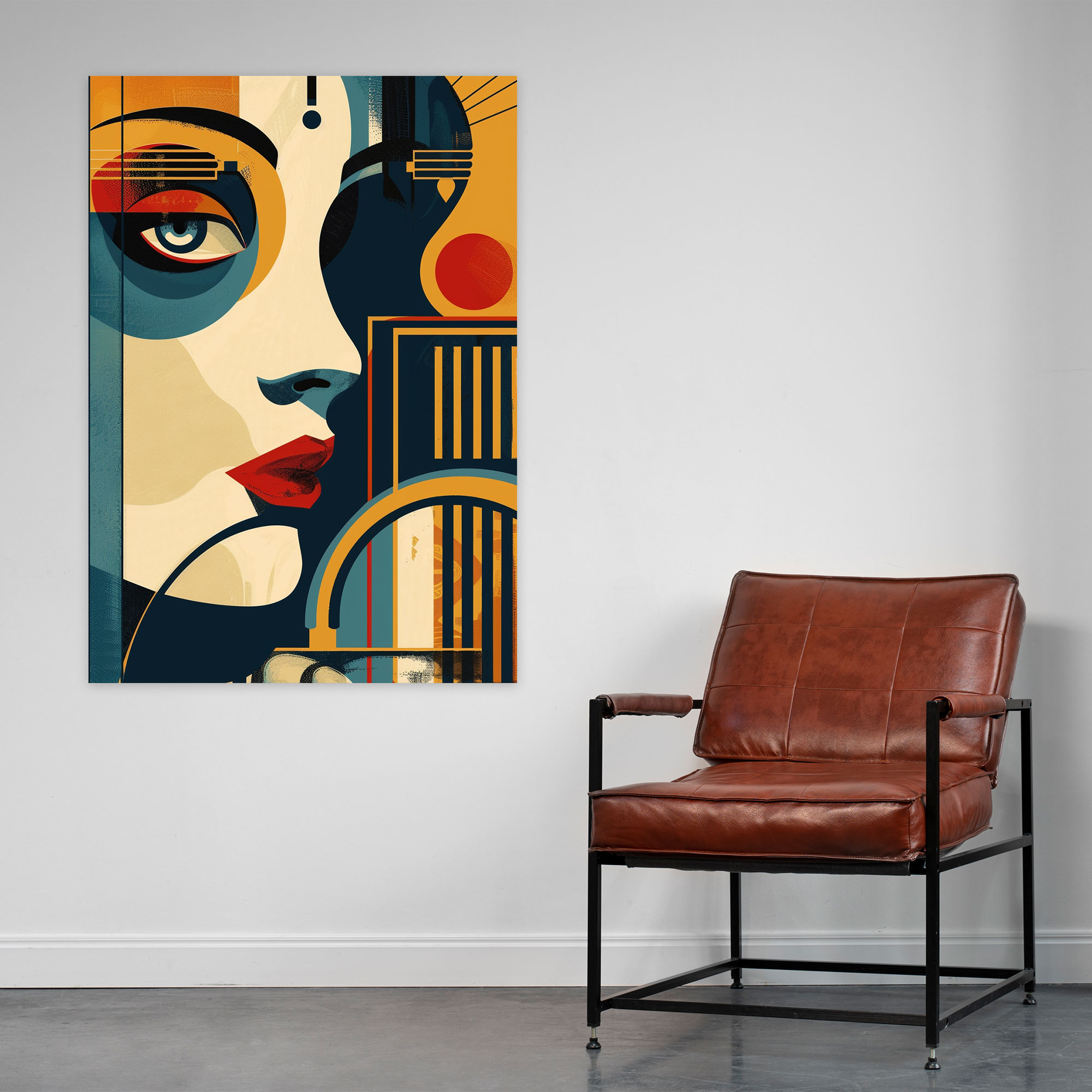 Eclectic Art Deco Pop Art Wall Art - Classicism And Popart, Canvas Print, Eclectic Art Deco Pop Art, Wall Art