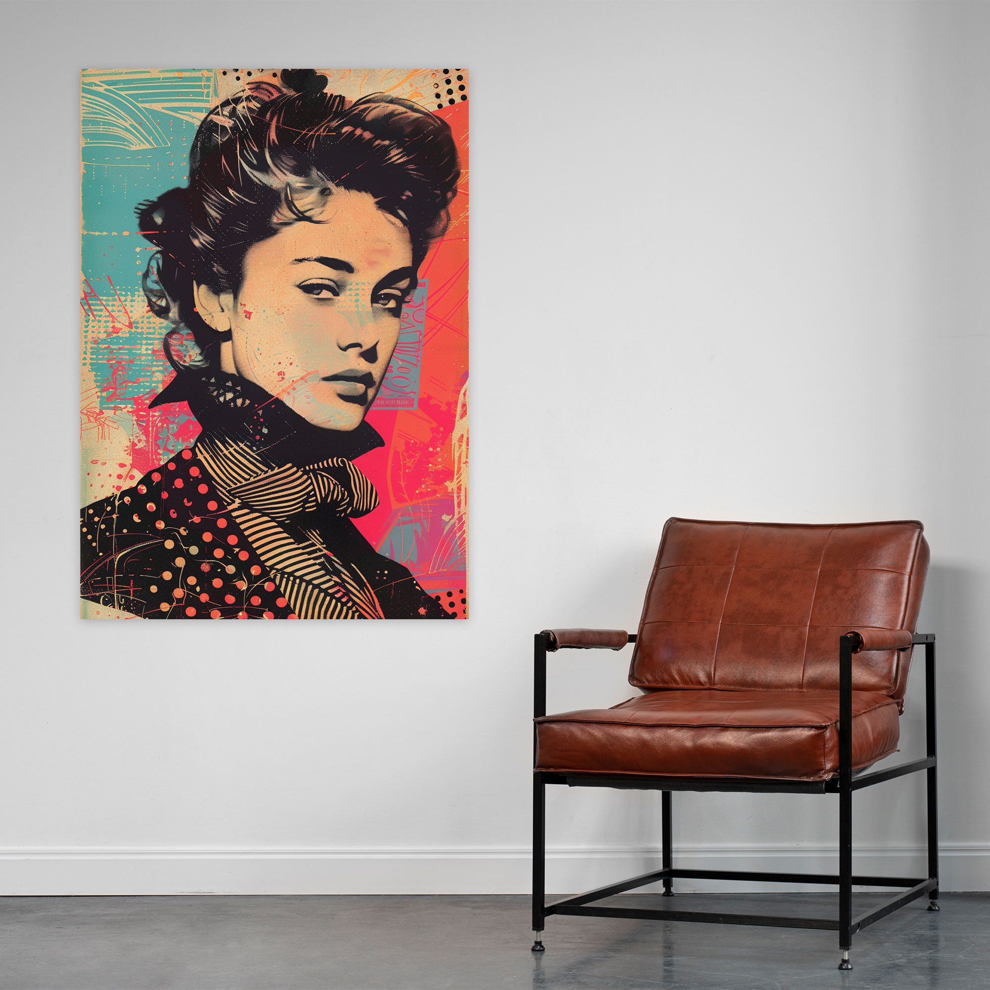 Victorian Pop Art Canvas Print - Classicism And Popart, Canvas Print, Home Decoration, Wall Art
