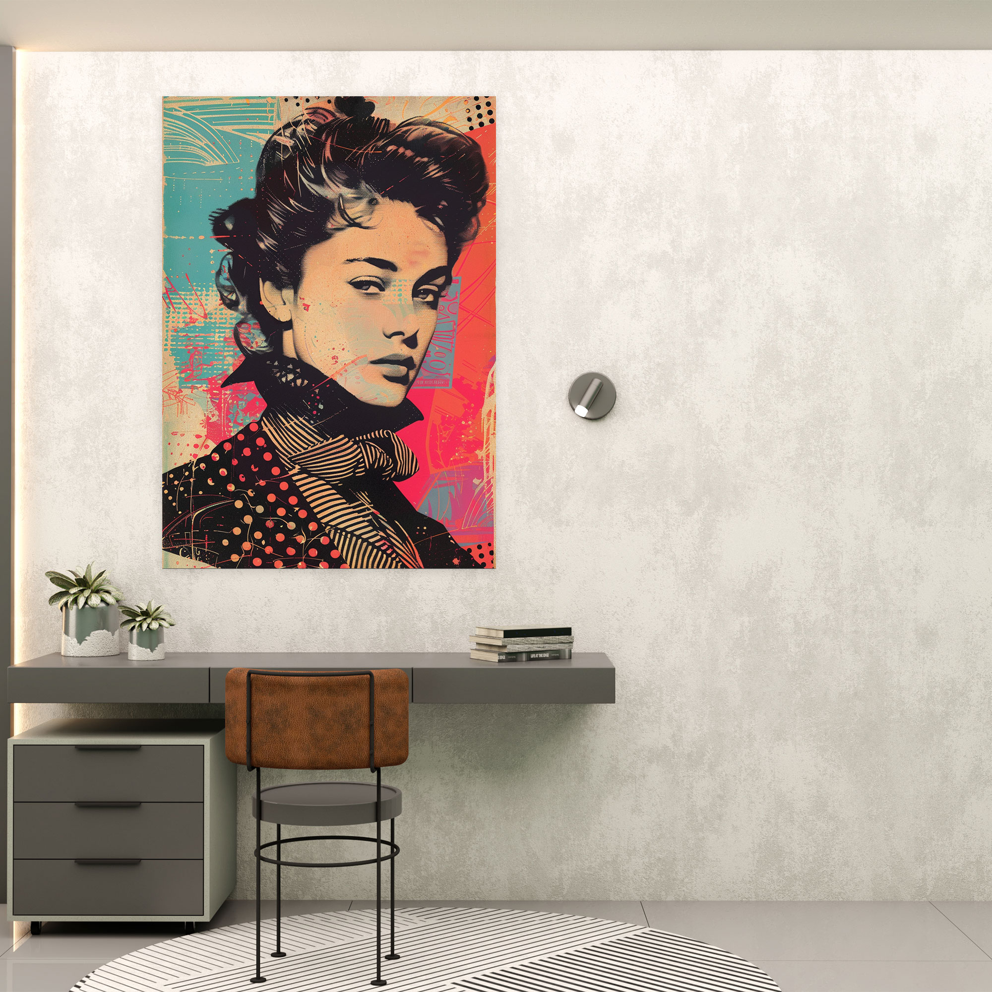 Victorian Pop Art Canvas Print - Classicism And Popart, Canvas Print, Home Decoration, Wall Art