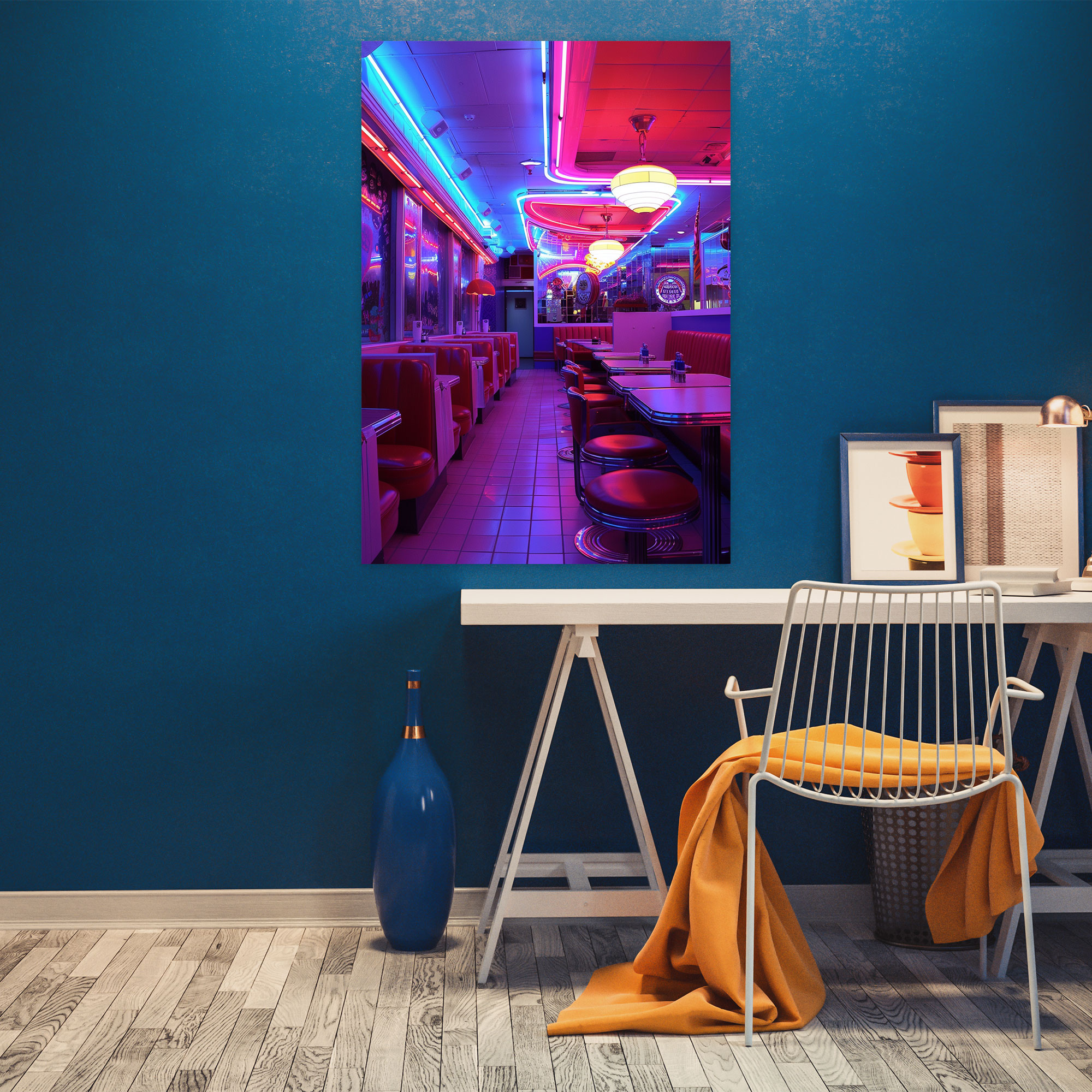 Classicism Pop Art Canvas Print - Classicism And Popart, Retro, Wall Art, Wall Decoration