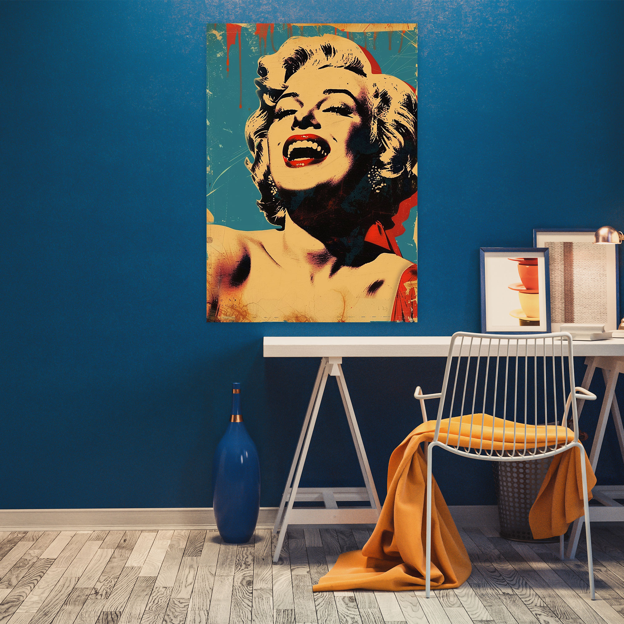 Classicism And Pop Art Canvas Print - Classicism And Popart, Home Decoration, Classicism And Pop Art, Marilyn Monroe
