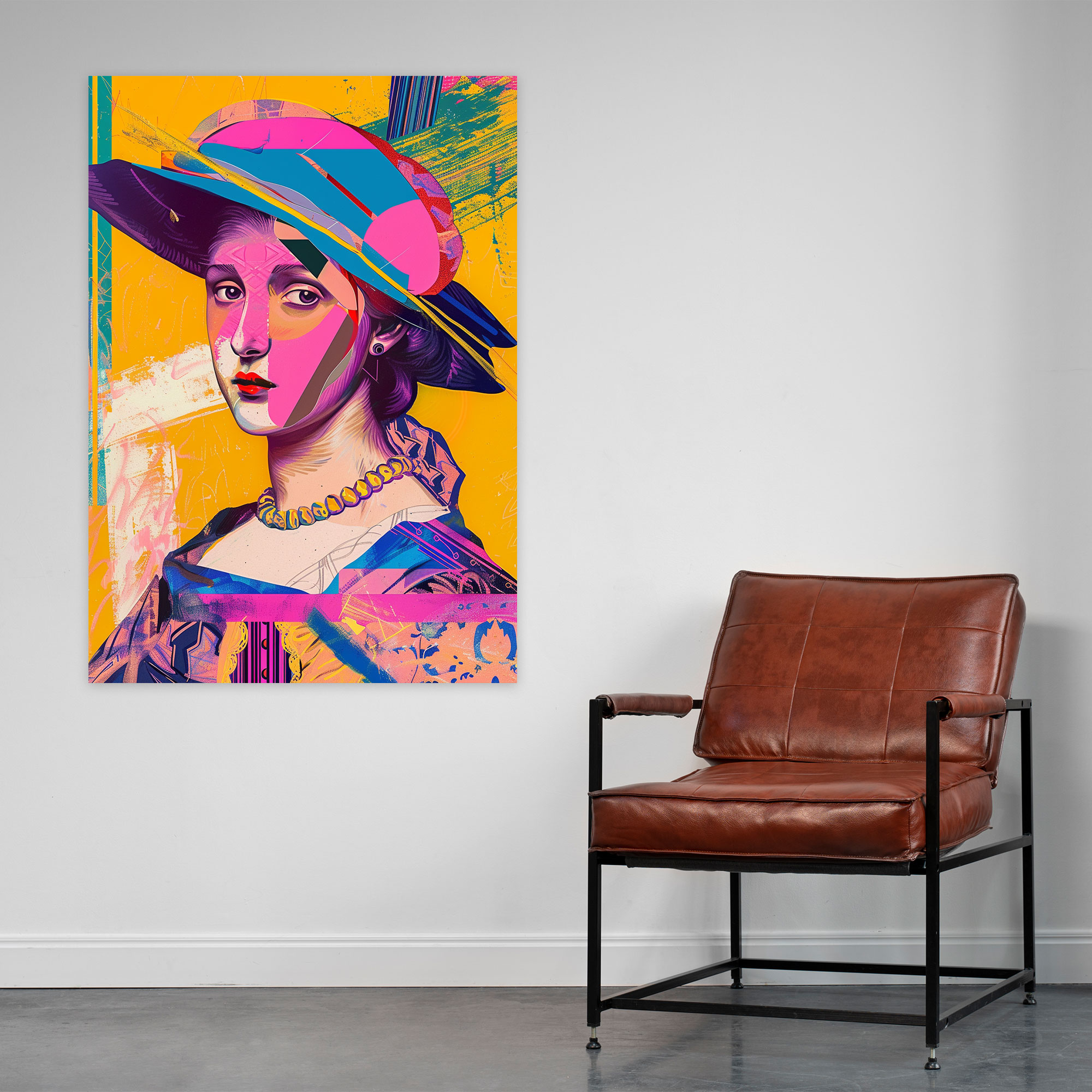 Graphic Renaissance Canvas Print - Classicism And Popart, Classicism And Pop Art, Canvas Wall Art, Wall Decoration