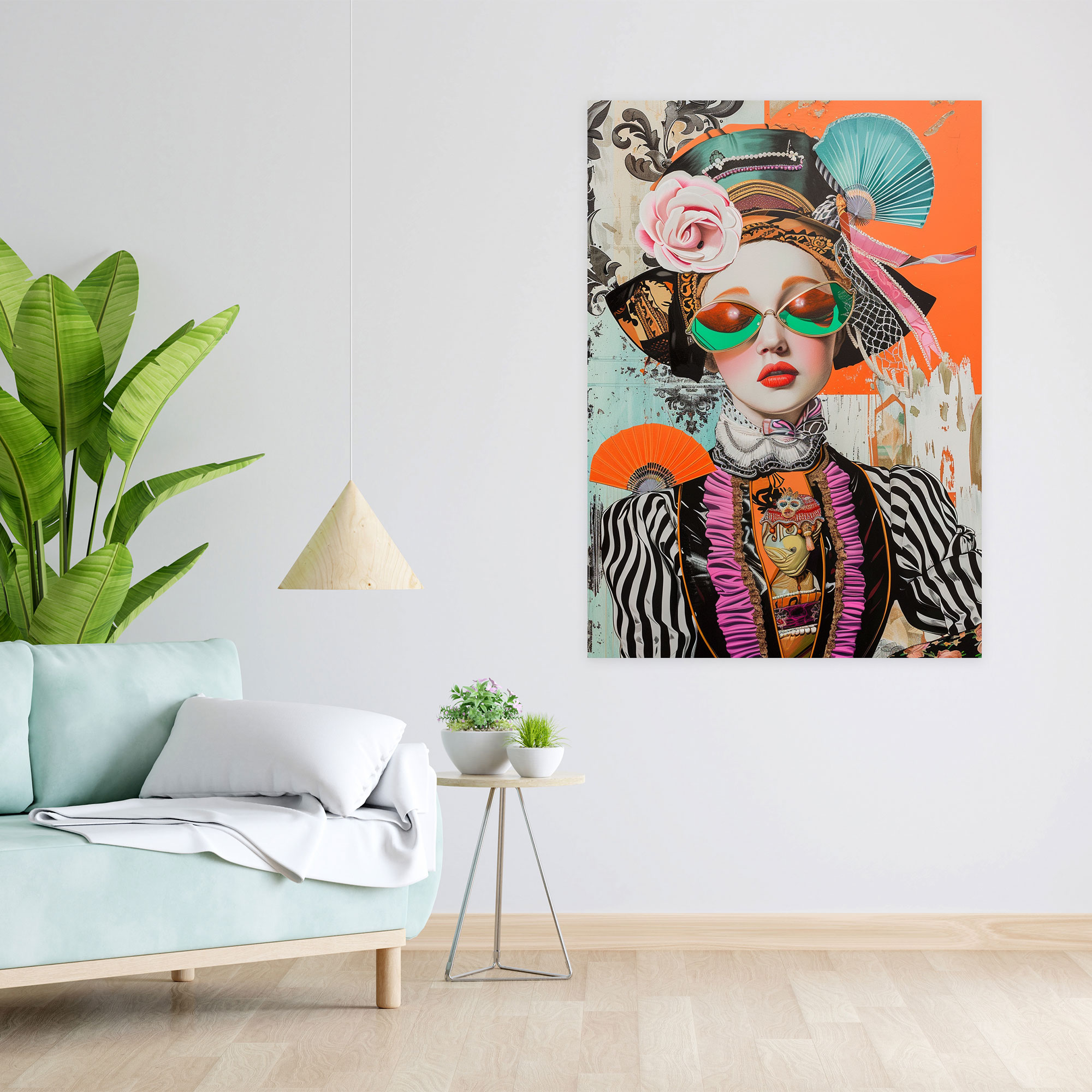 Renaissance Pop Art Wall Art - Classicism And Popart, Home Decoration, Canvas Wall Art, Wall Art