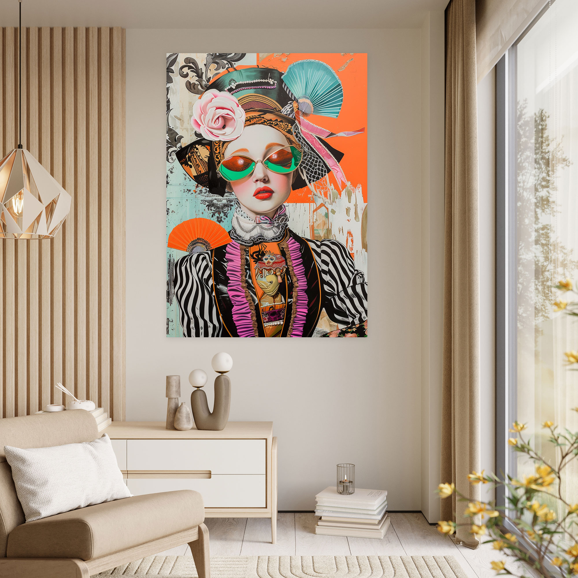 Renaissance Pop Art Wall Art - Classicism And Popart, Home Decoration, Canvas Wall Art, Wall Art