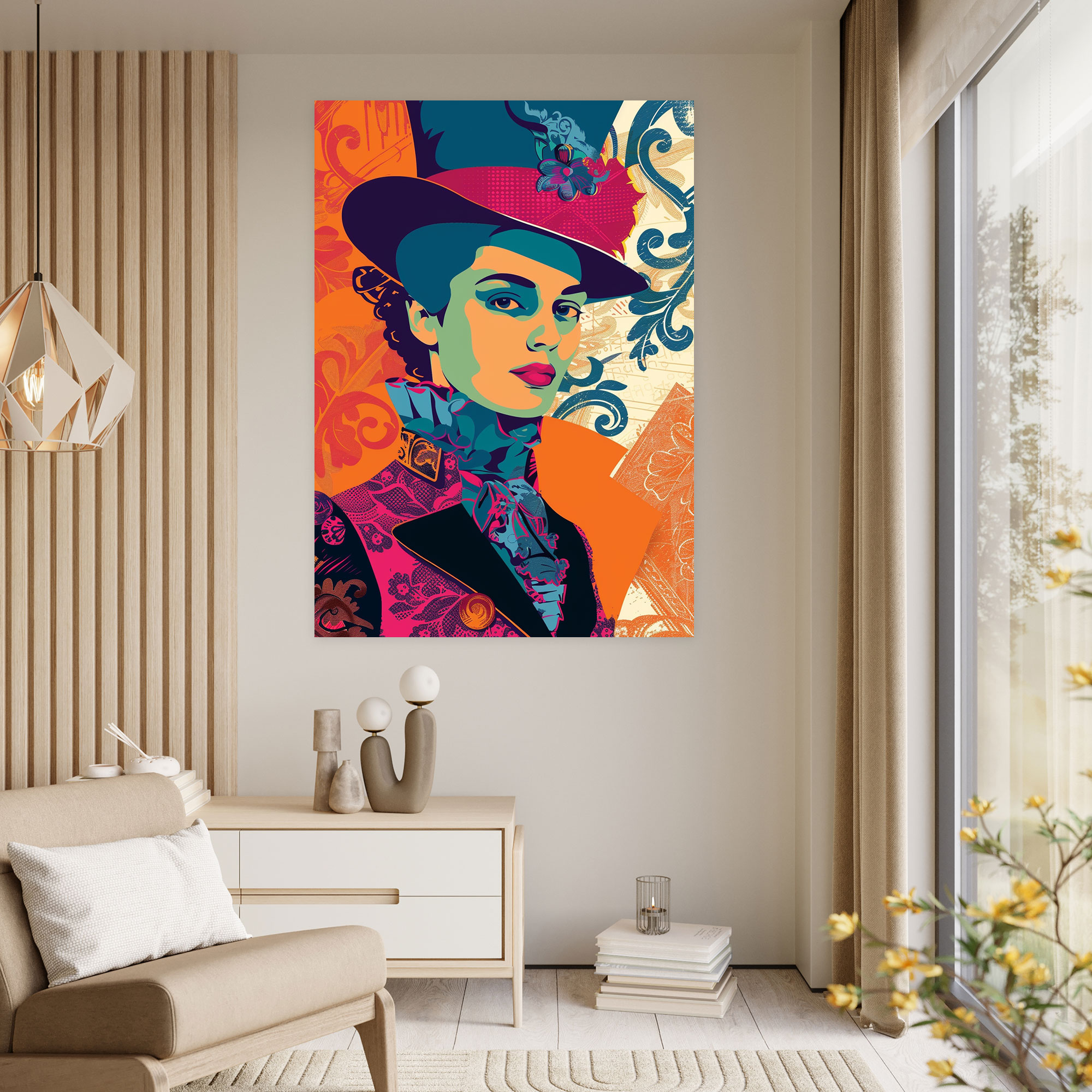 Victorian Pop Art Canvas Print - Classicism And Popart, Wall Art, Canvas, Victorian Pop Art