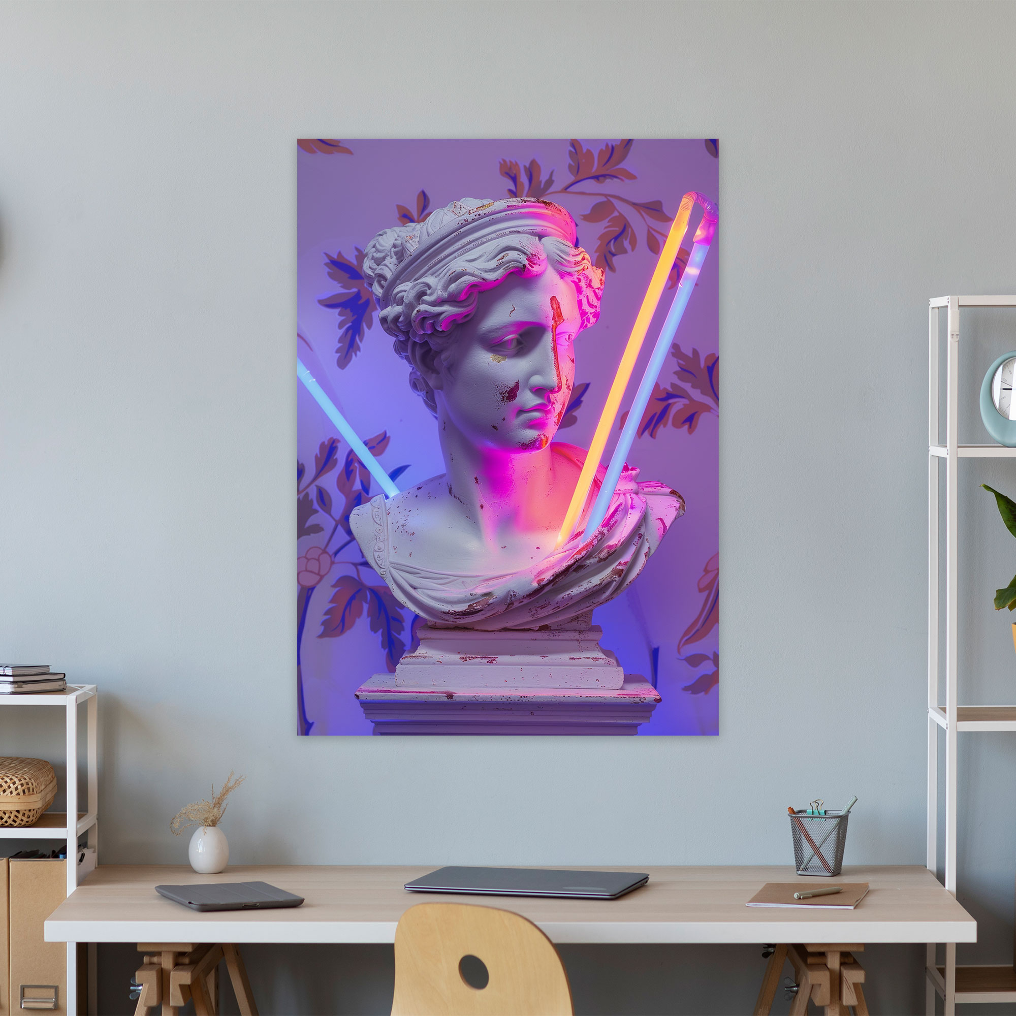 Neoclassical Pop Art Wall Art - Classicism And Popart, Home Decoration, Canvas, Canvas Print
