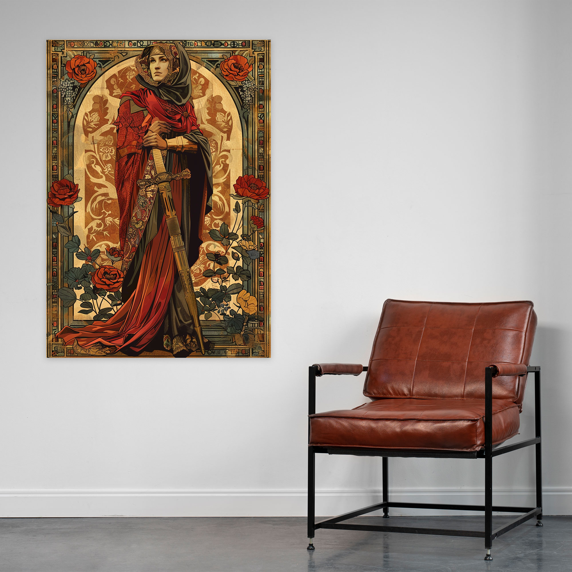 Medieval Pop Art Wall Decoration - Classicism And Popart, Canvas Print, Canvas, Wall Art