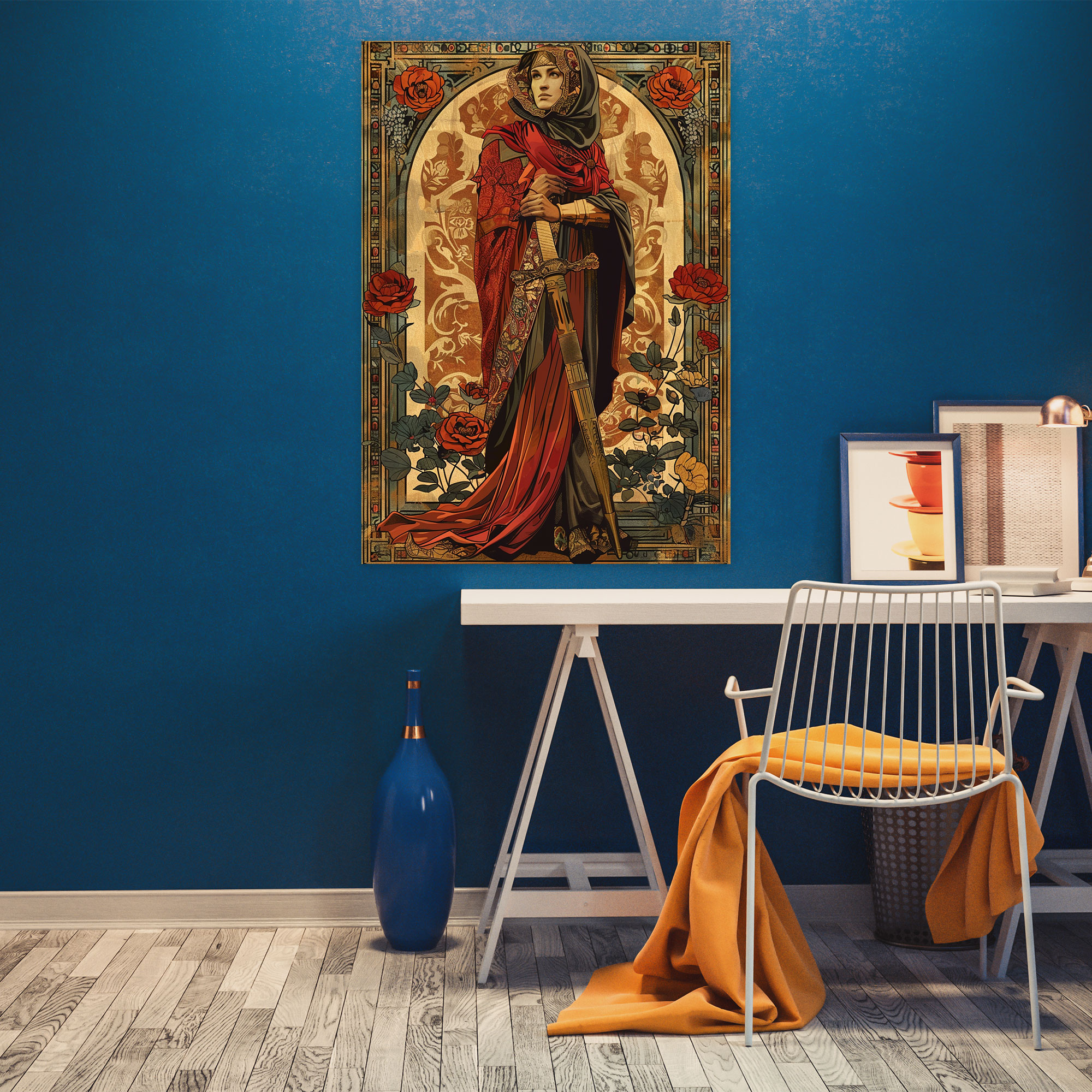 Medieval Pop Art Wall Decoration - Classicism And Popart, Canvas Print, Canvas, Wall Art