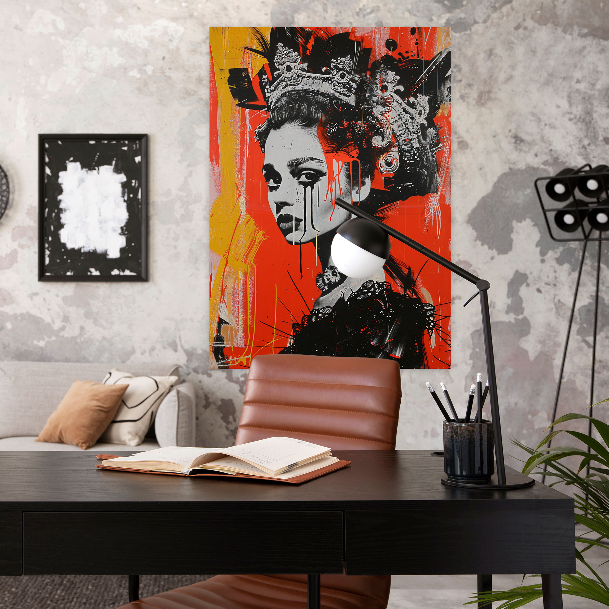 Rococo Pop Art Canvas Print - Classicism And Popart, Canvas Print, Wall Art, Home Decoration