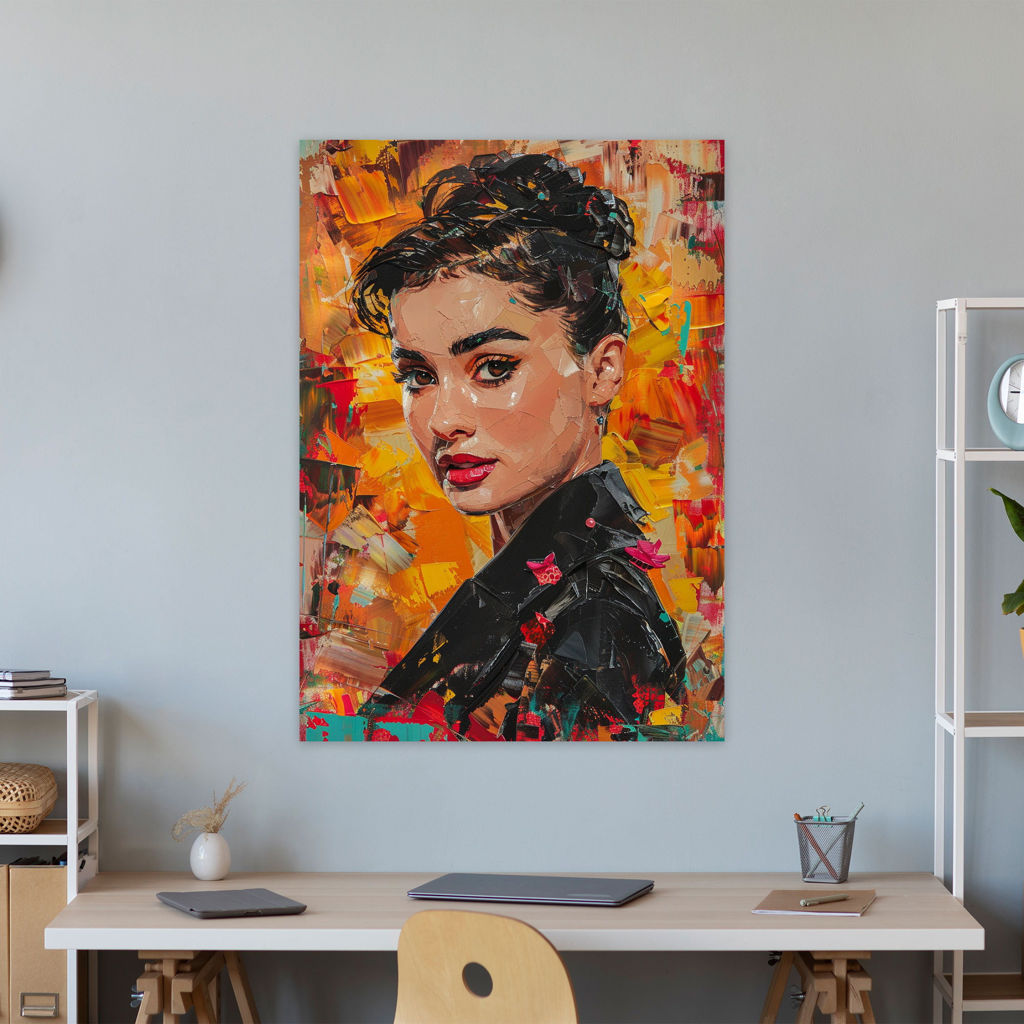 Impressionist Pop Art Wall Art - Classicism And Popart, Wall Decoration, Canvas Print, Impressionist Pop Art