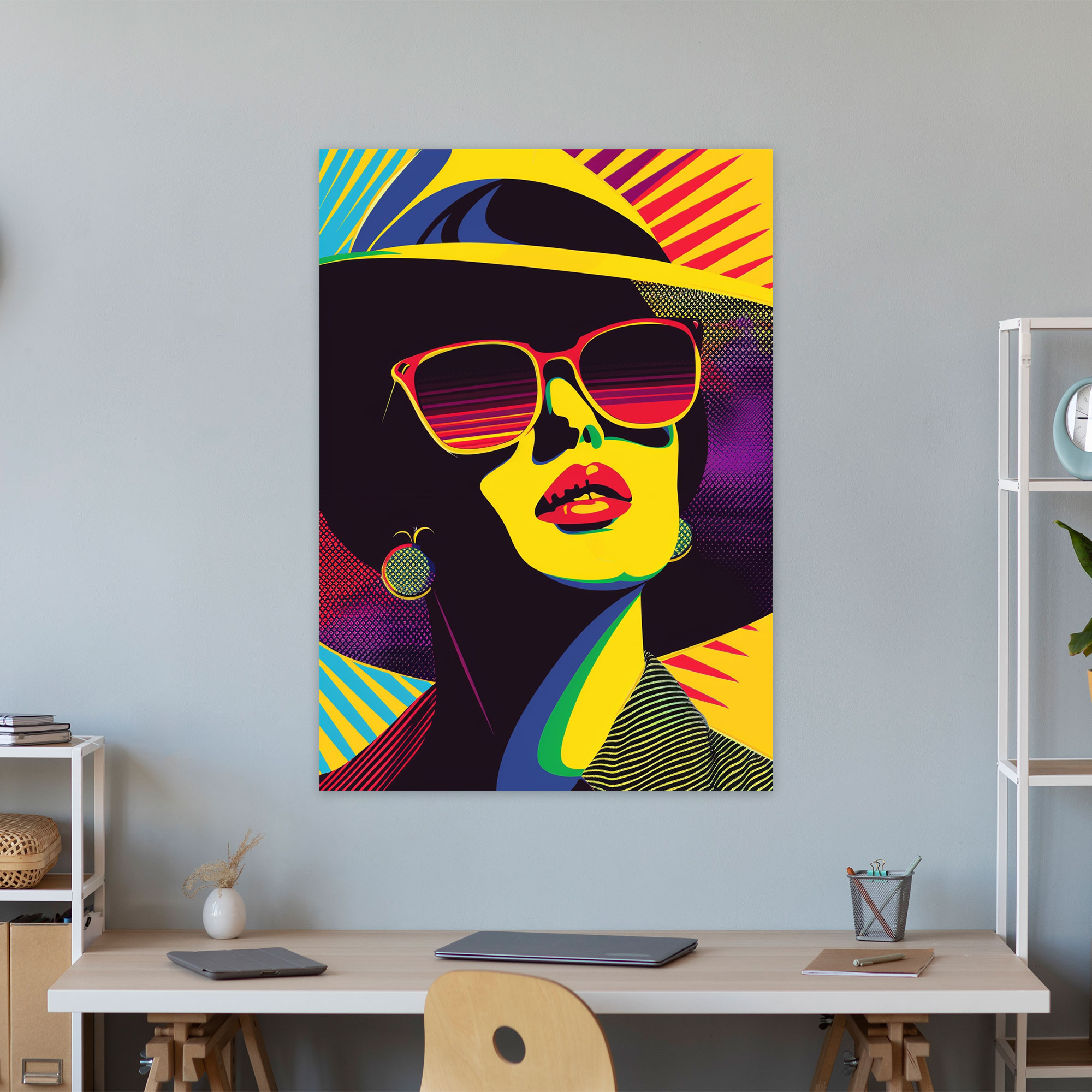 Pop Art Deco Wall Art - Classicism And Popart, Wall Decoration, Canvas, Classicism With Pop Art