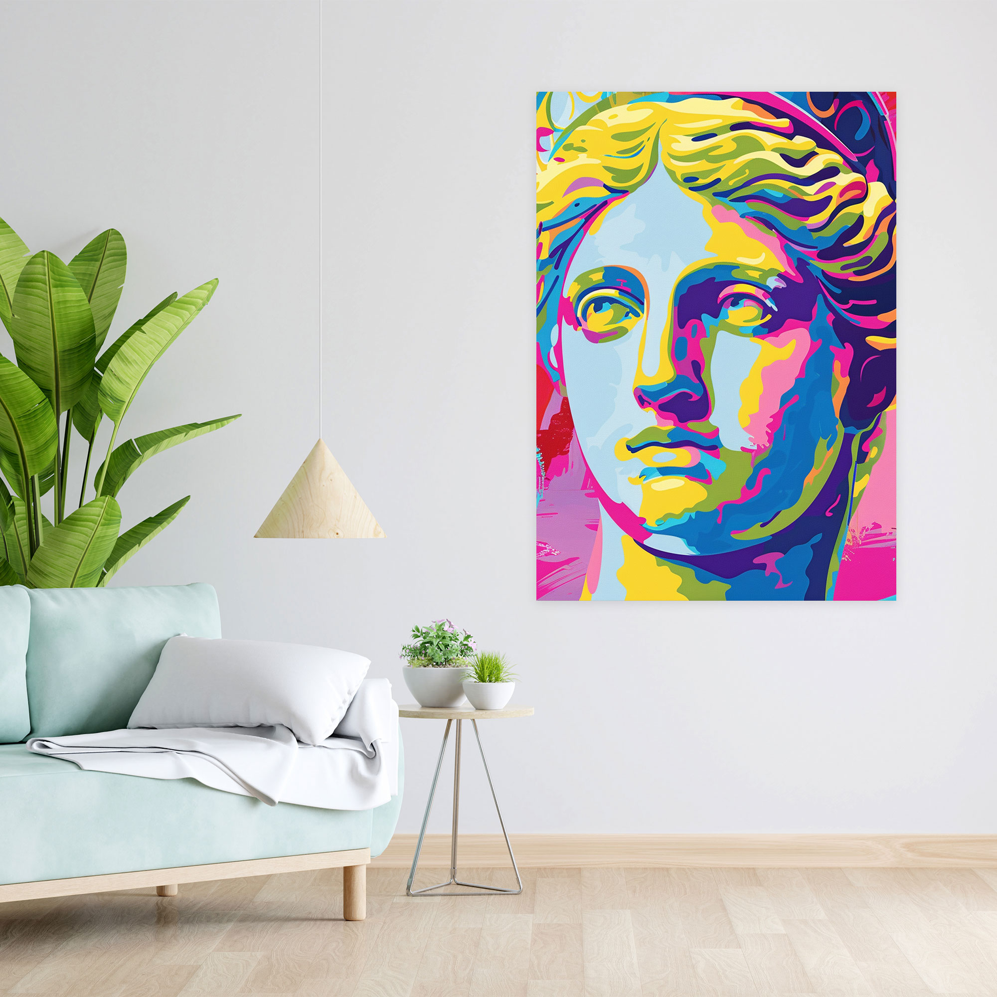 Greek Goddess Canvas Print - Classicism And Popart, Wall Art, Canvas, Home Decoration